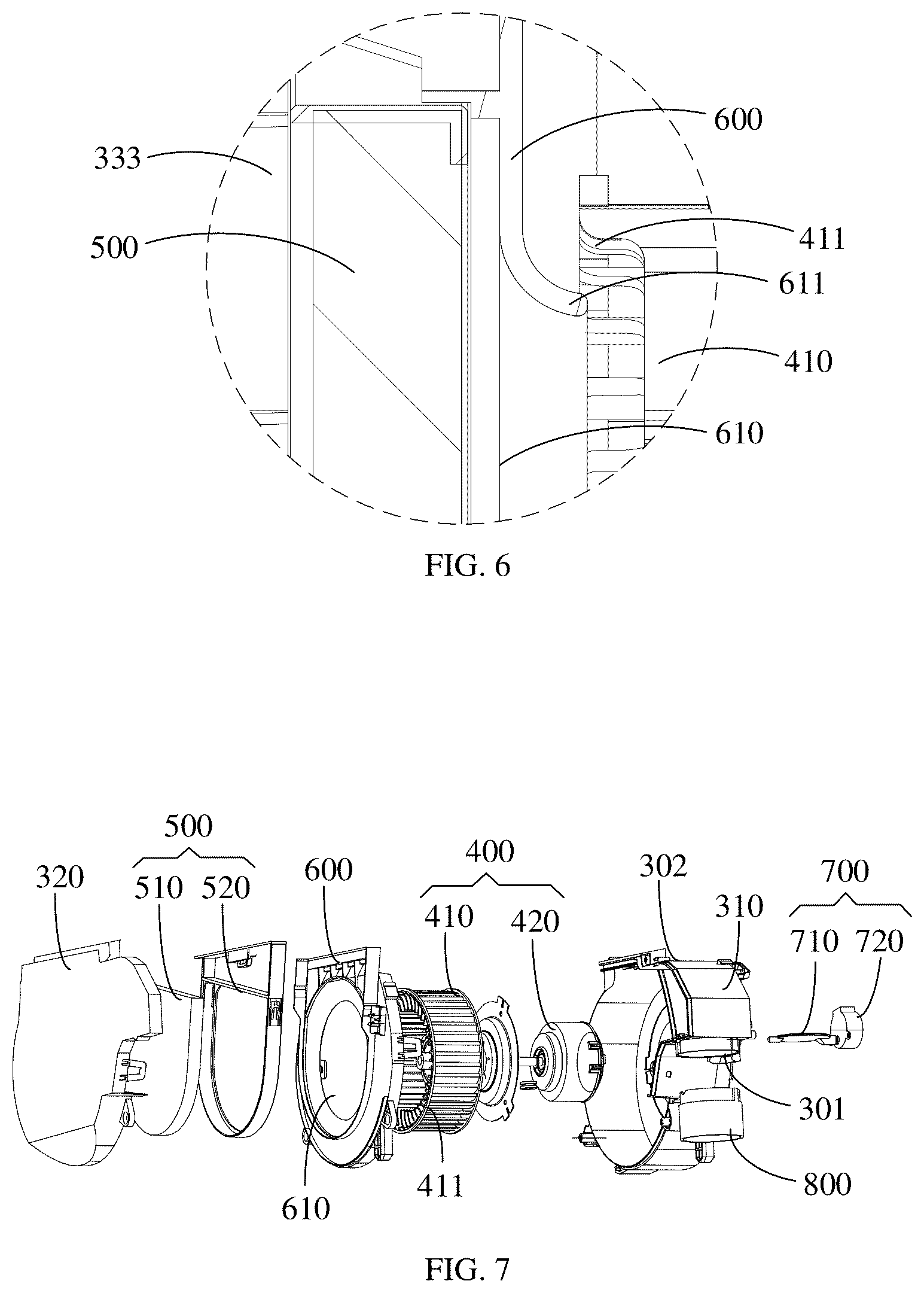 Patent US12504199 Figure 5 – Fresh air module and air conditioner