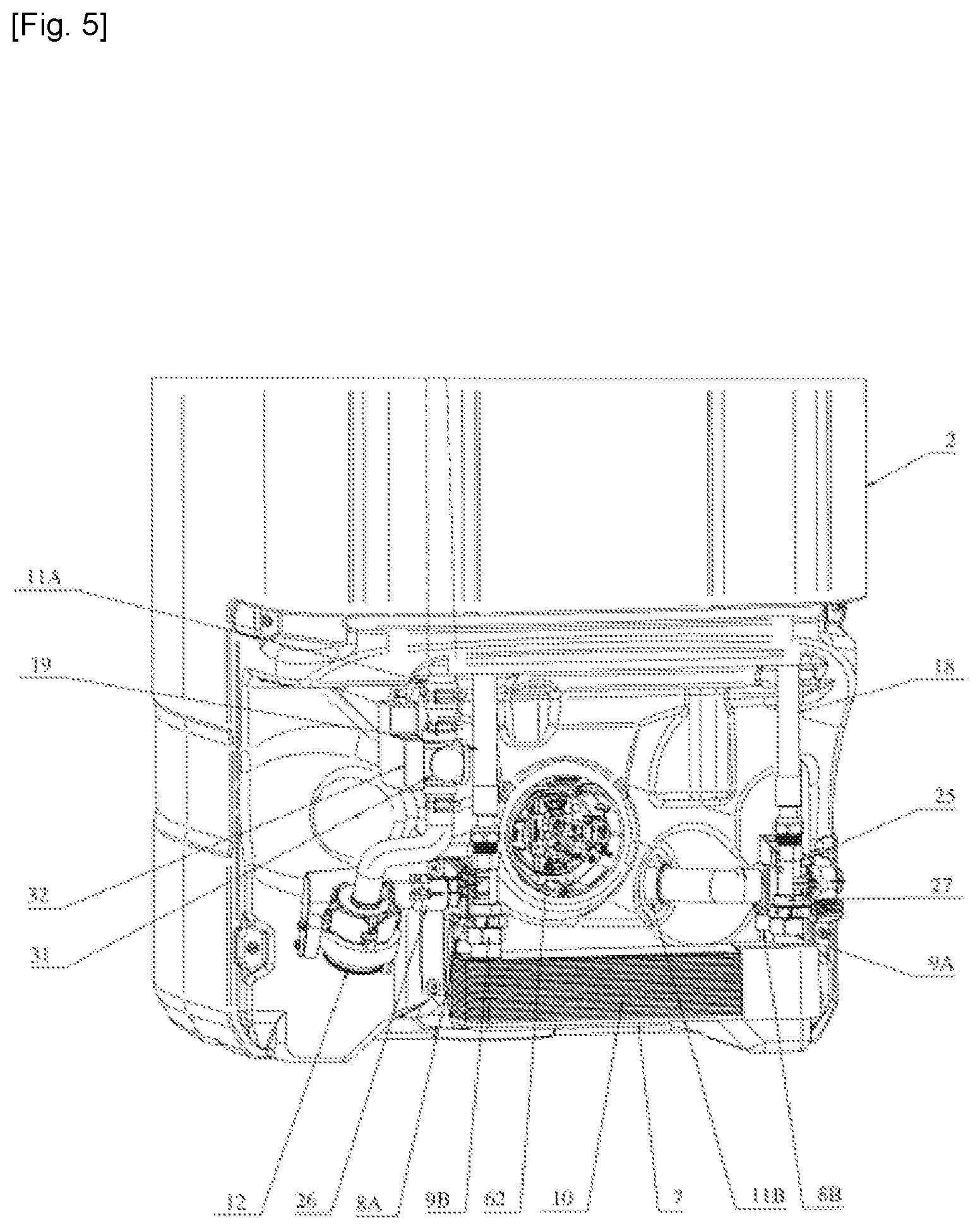 Patent US12504202 Figure 5 – Device for producing hot liquid