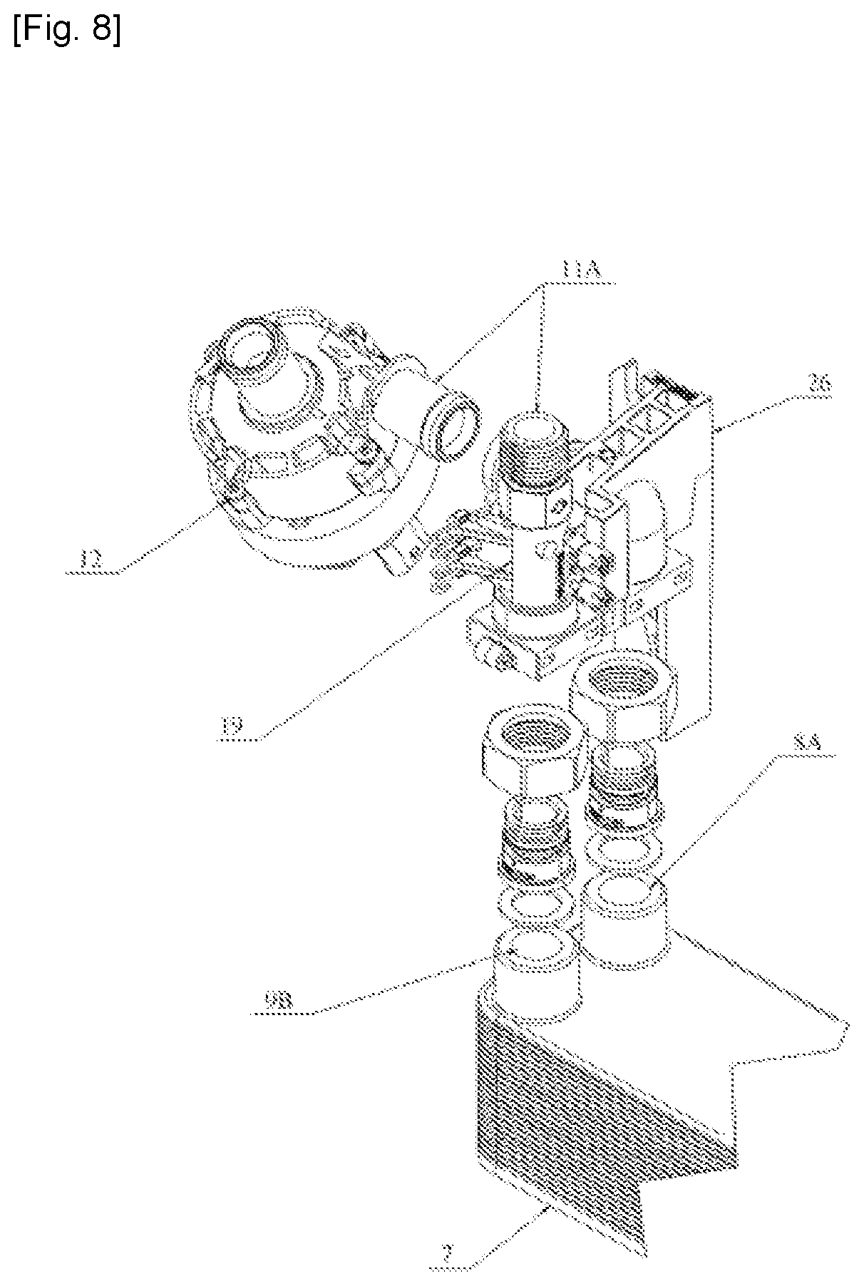 Patent US12504202 Figure 8 – Device for producing hot liquid