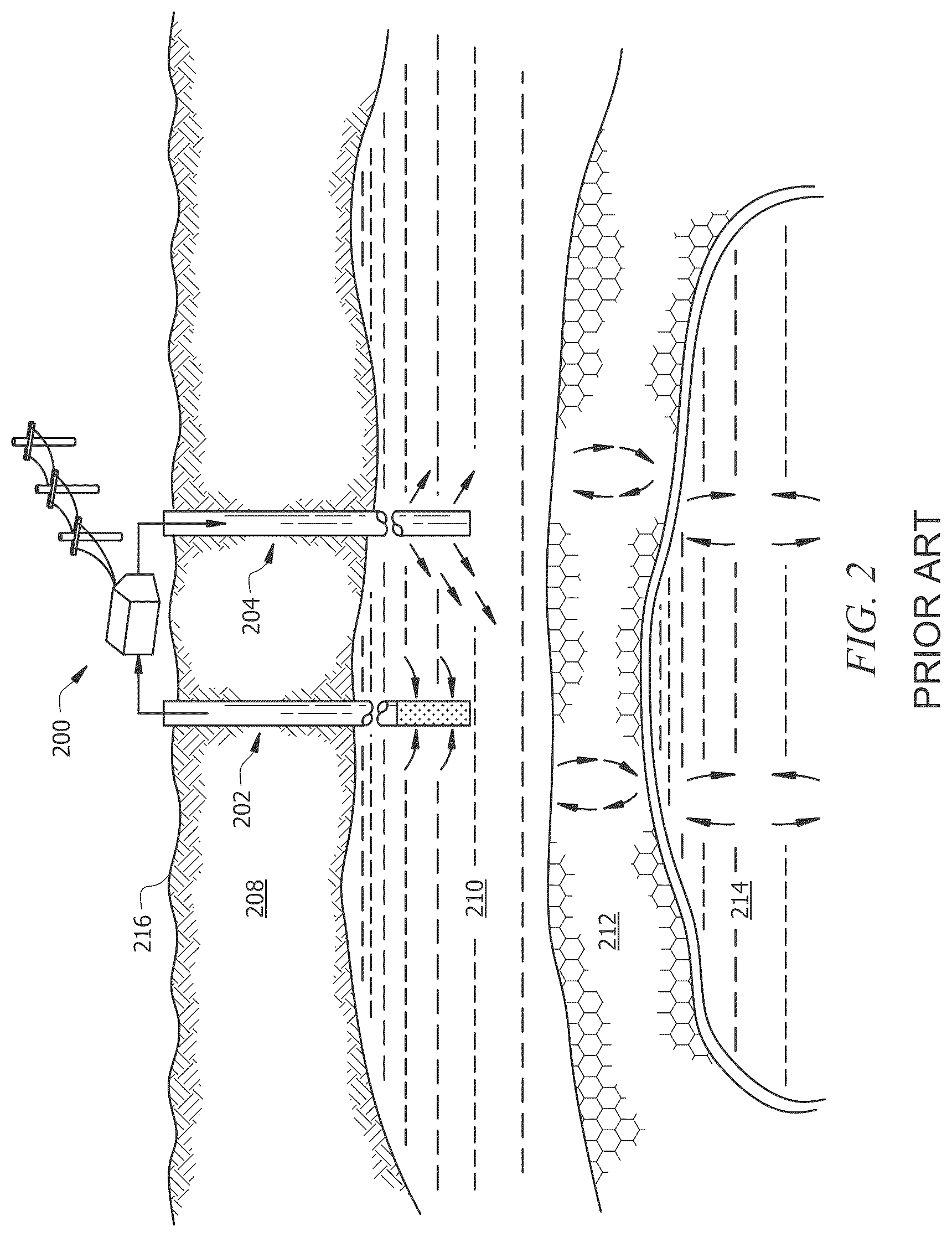 Patent US12504204 Figure 2 – Partially cased wellbore in magma reservoir
