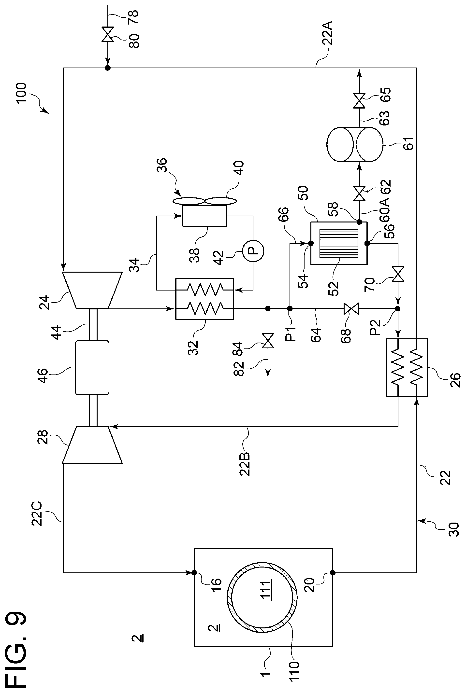 Patent US12504205 Figure 9 – Reefer container