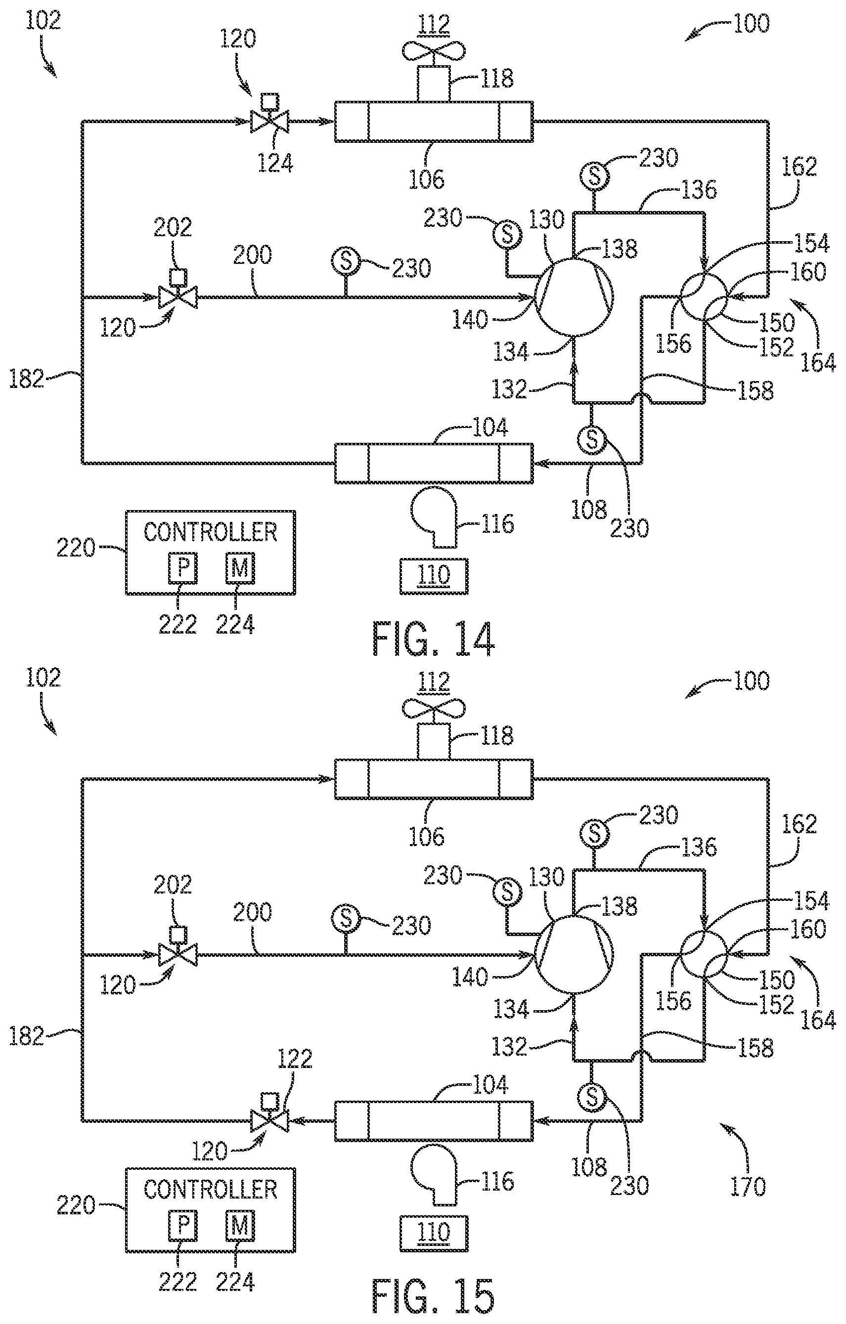 Patent US12504210 Figure 12 – Energy efficient heat pump with control system and compressor injection