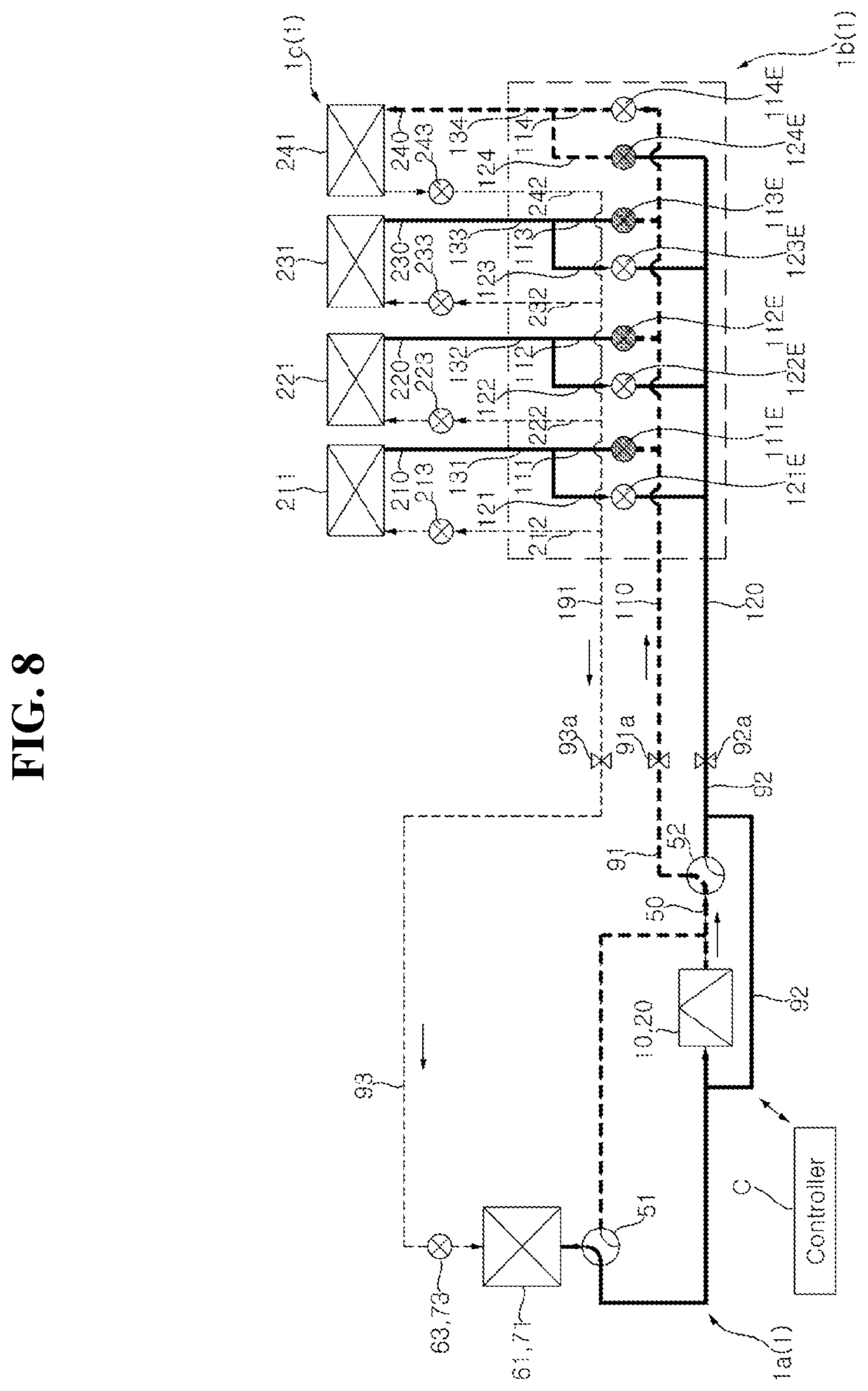 Patent US12504211 Figure 9 – Air conditioner