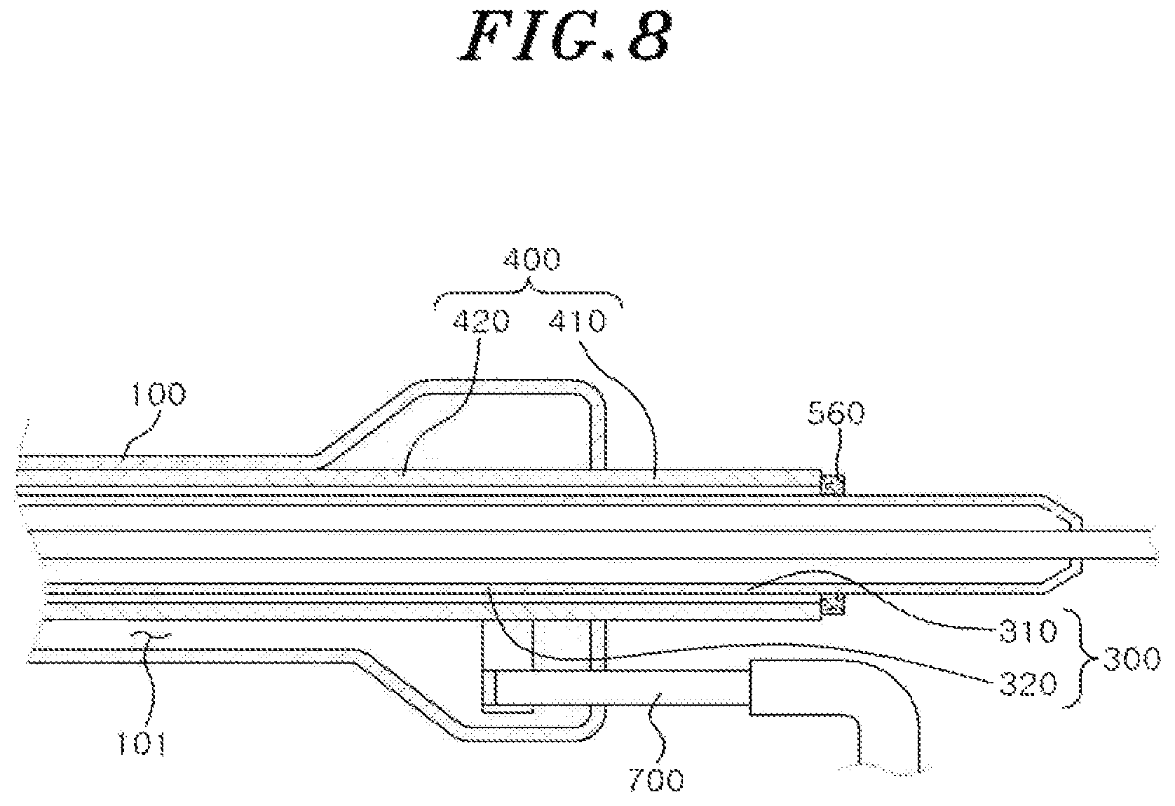 Patent US12504212 Figure 8 – Ice maker