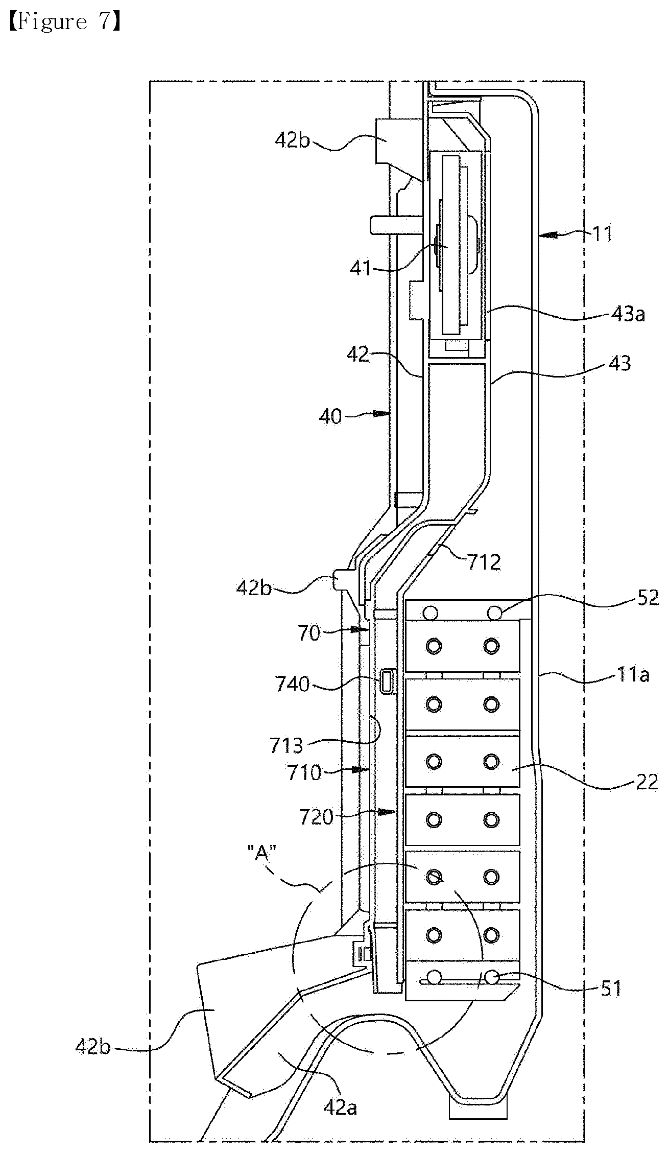 Patent US12504215 Figure 6 – Refrigerator