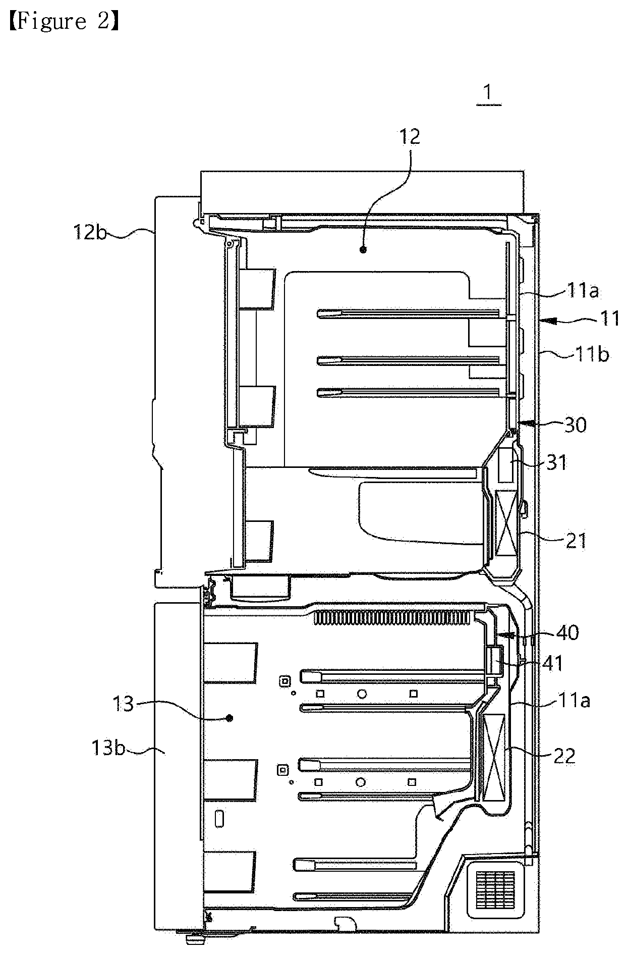 Patent US12504216 Figure 2 – Refrigerator