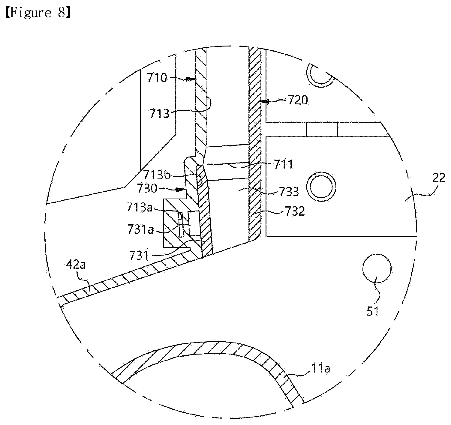 Patent US12504216 Figure 7 – Refrigerator