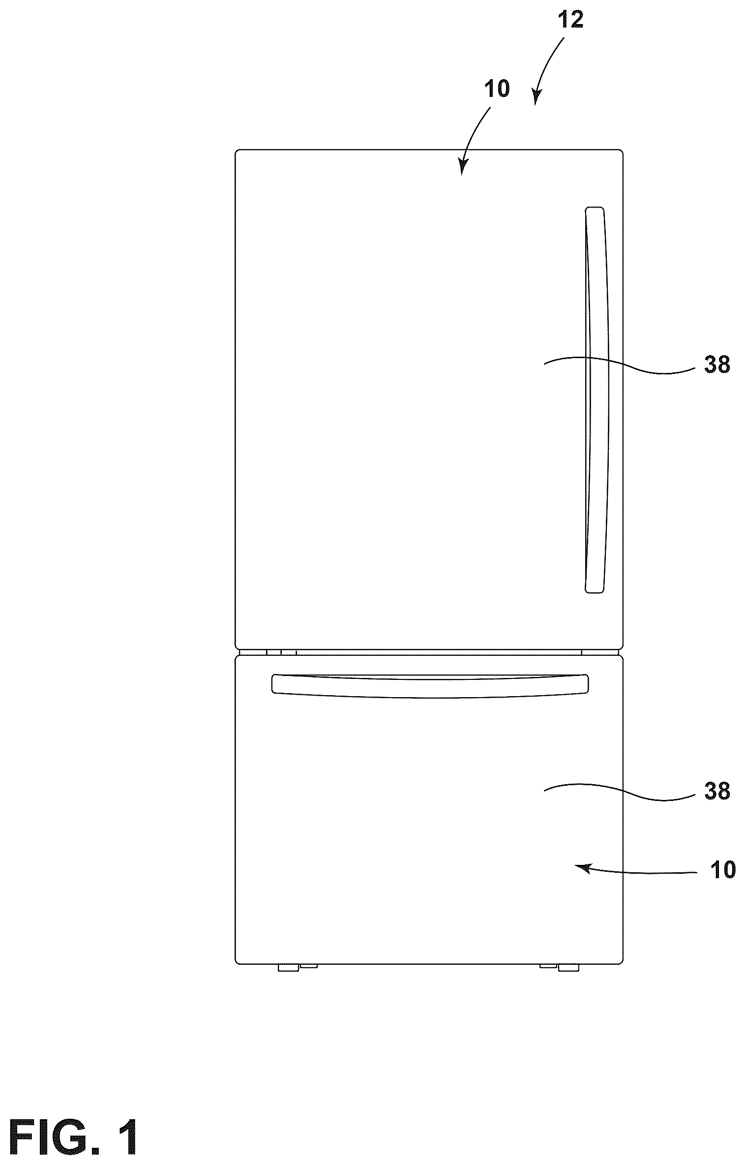 Patent US12504217 Figure 1 – Insulated structure for a refrigeration unit