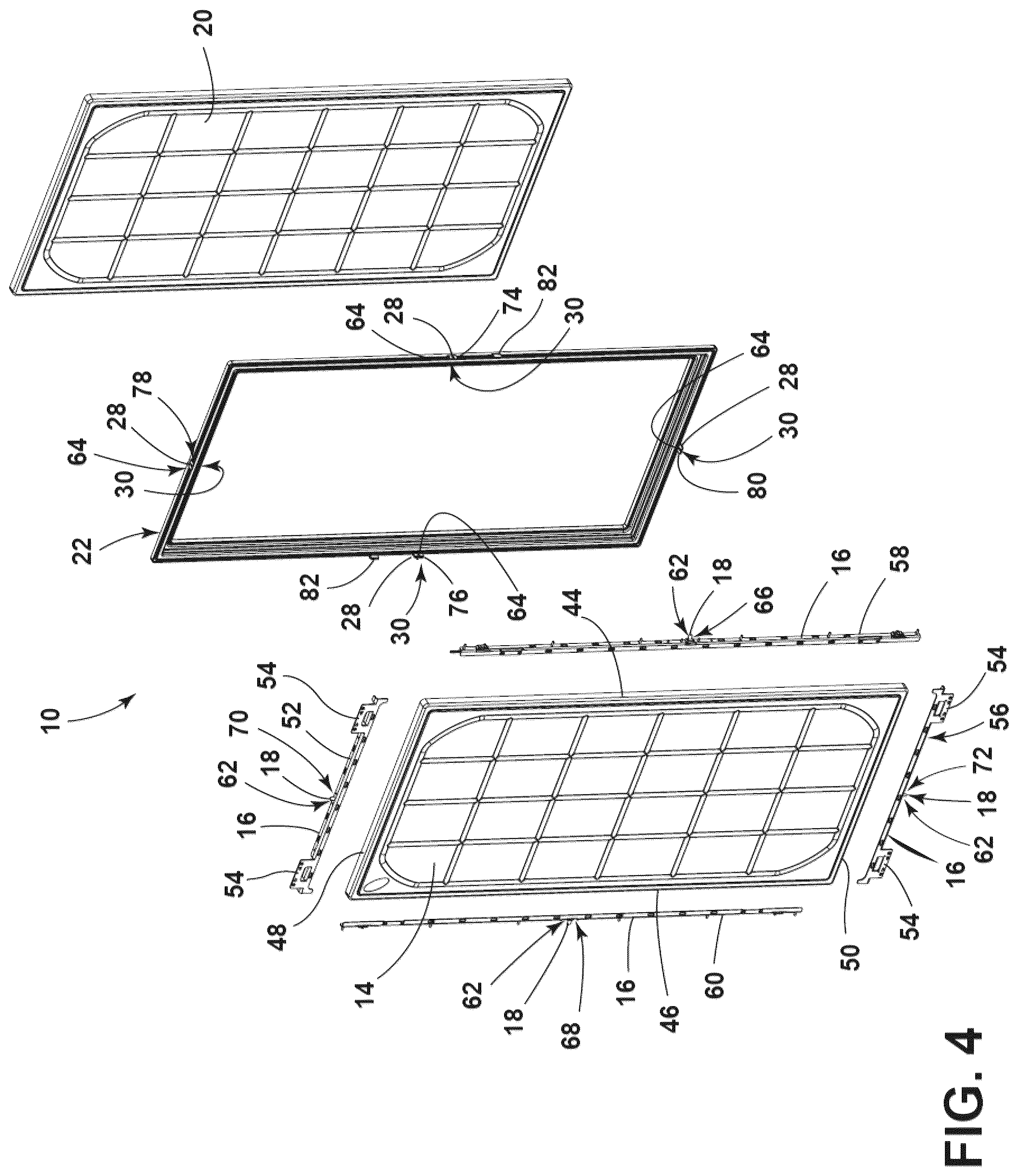 Patent US12504217 Figure 4 – Insulated structure for a refrigeration unit