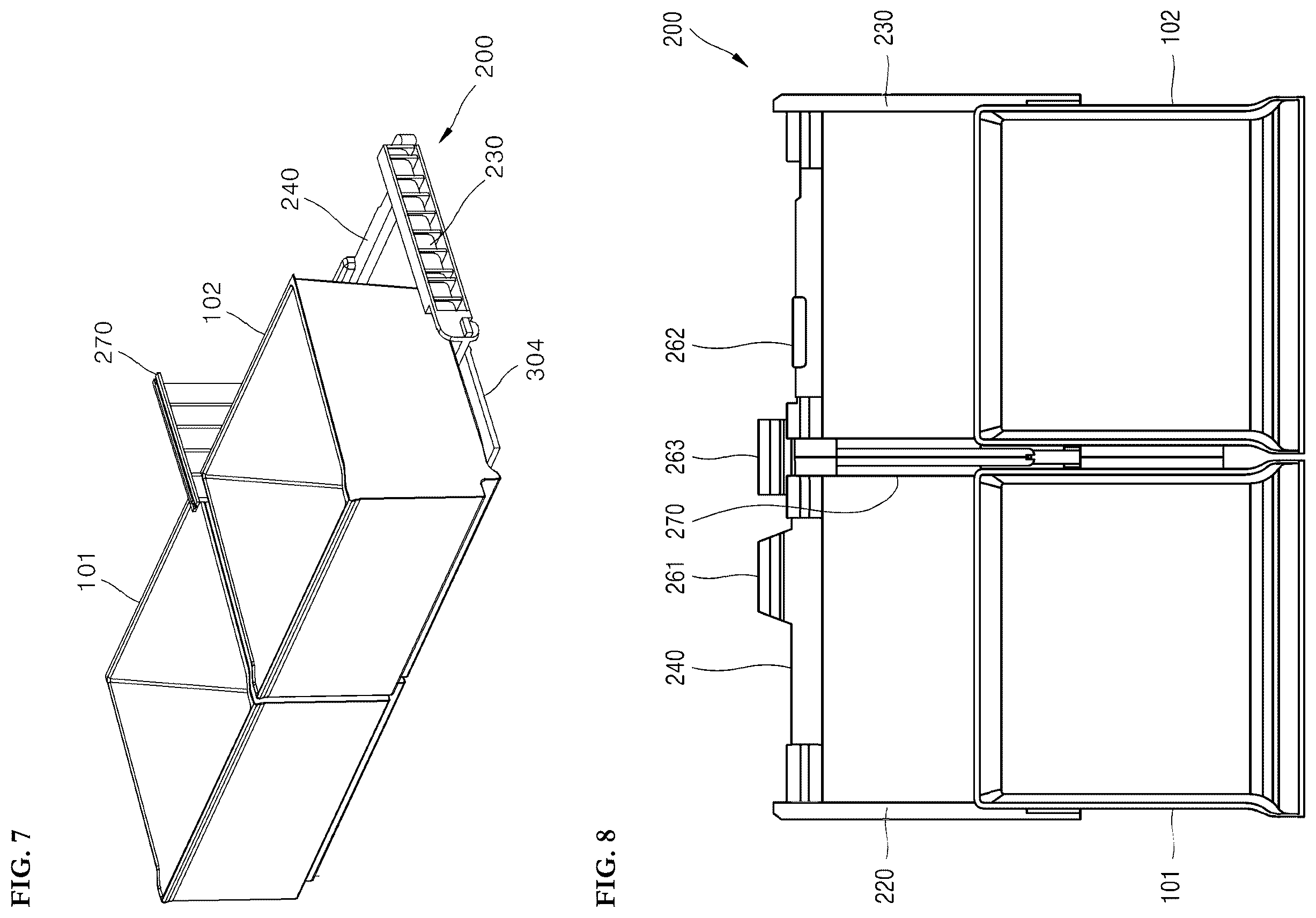 Patent US12504222 Figure 6 – Refrigerator