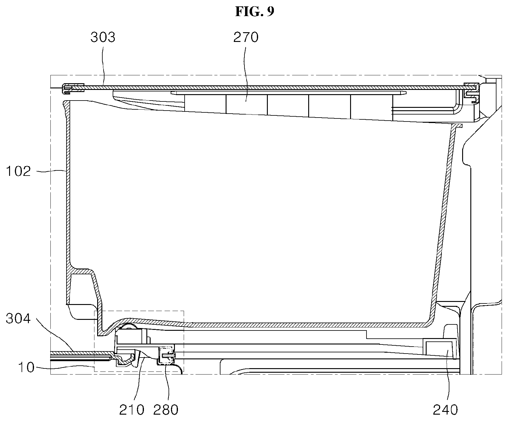 Patent US12504222 Figure 7 – Refrigerator