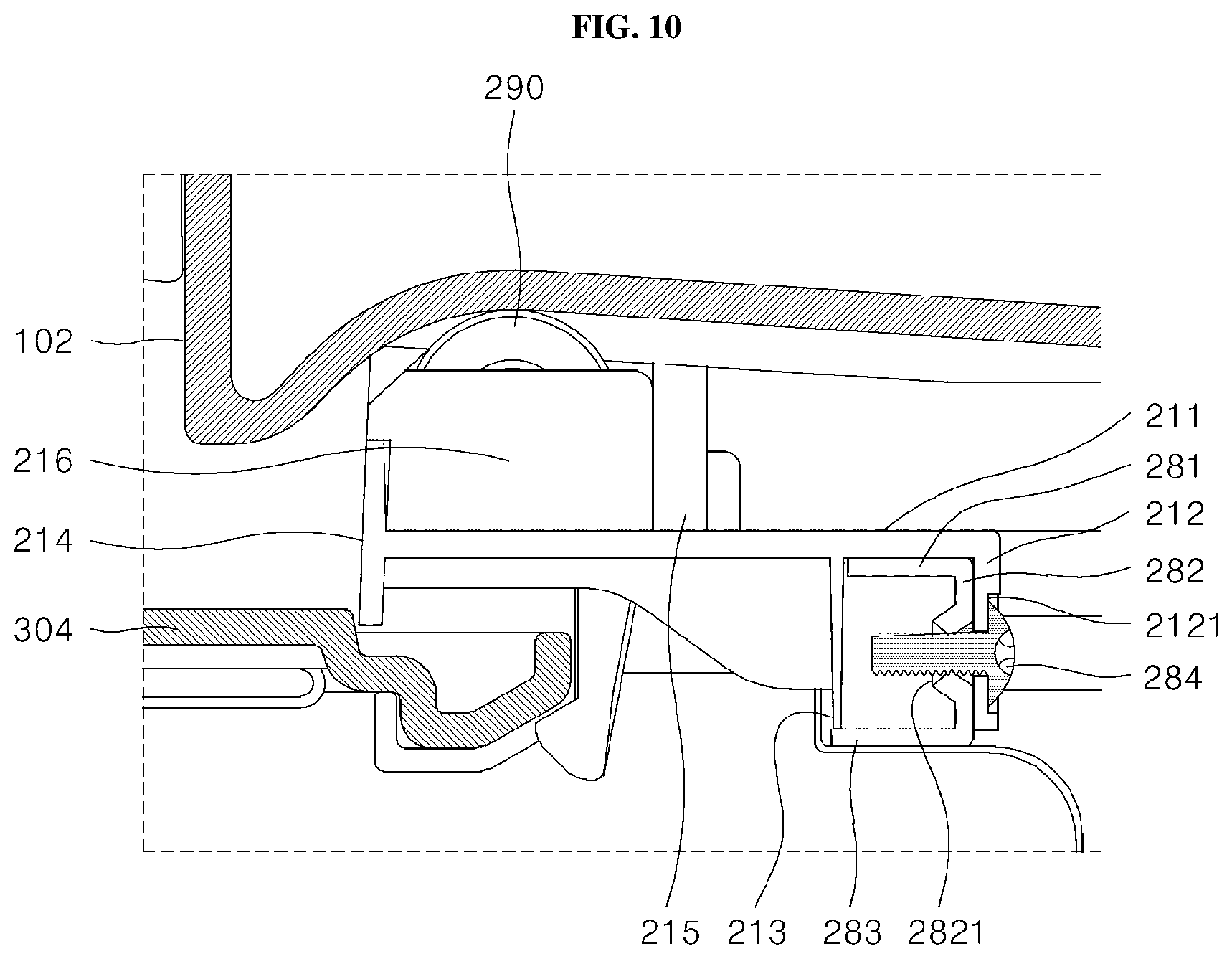 Patent US12504222 Figure 8 – Refrigerator