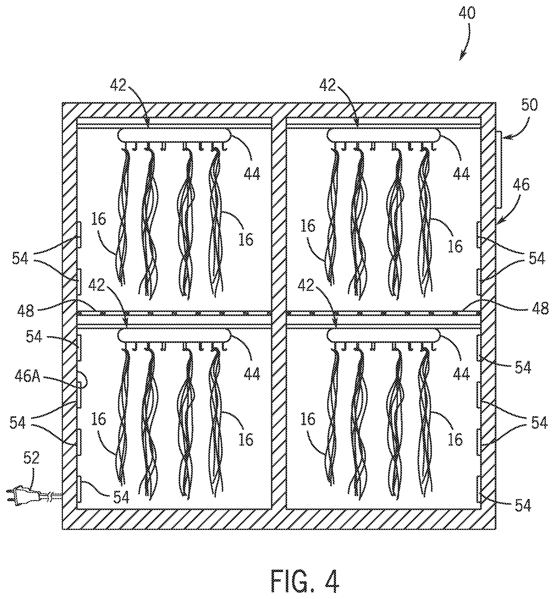 Patent US12504228 Figure 3 – Weave, wig, and hair extension dryer
