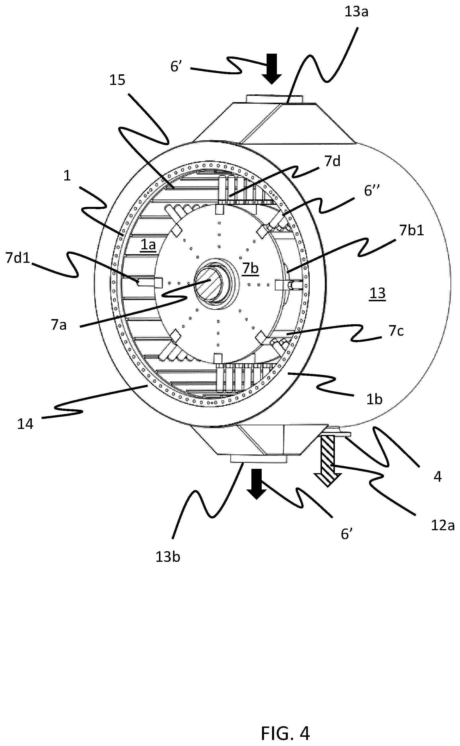 Patent US12504229 Figure 4 – Apparatus for continuous thermal separation of a multi-component substance