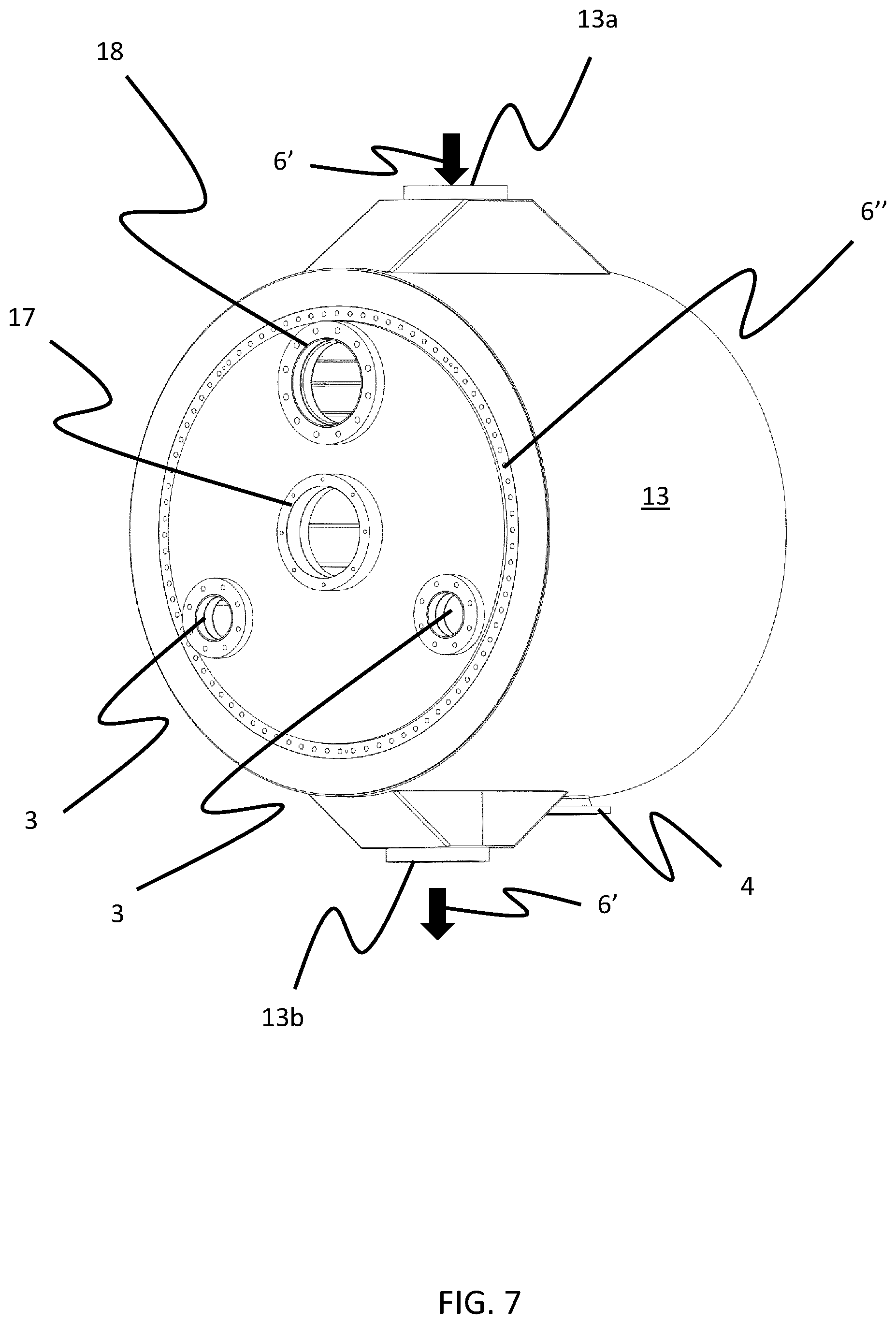 Patent US12504229 Figure 7 – Apparatus for continuous thermal separation of a multi-component substance