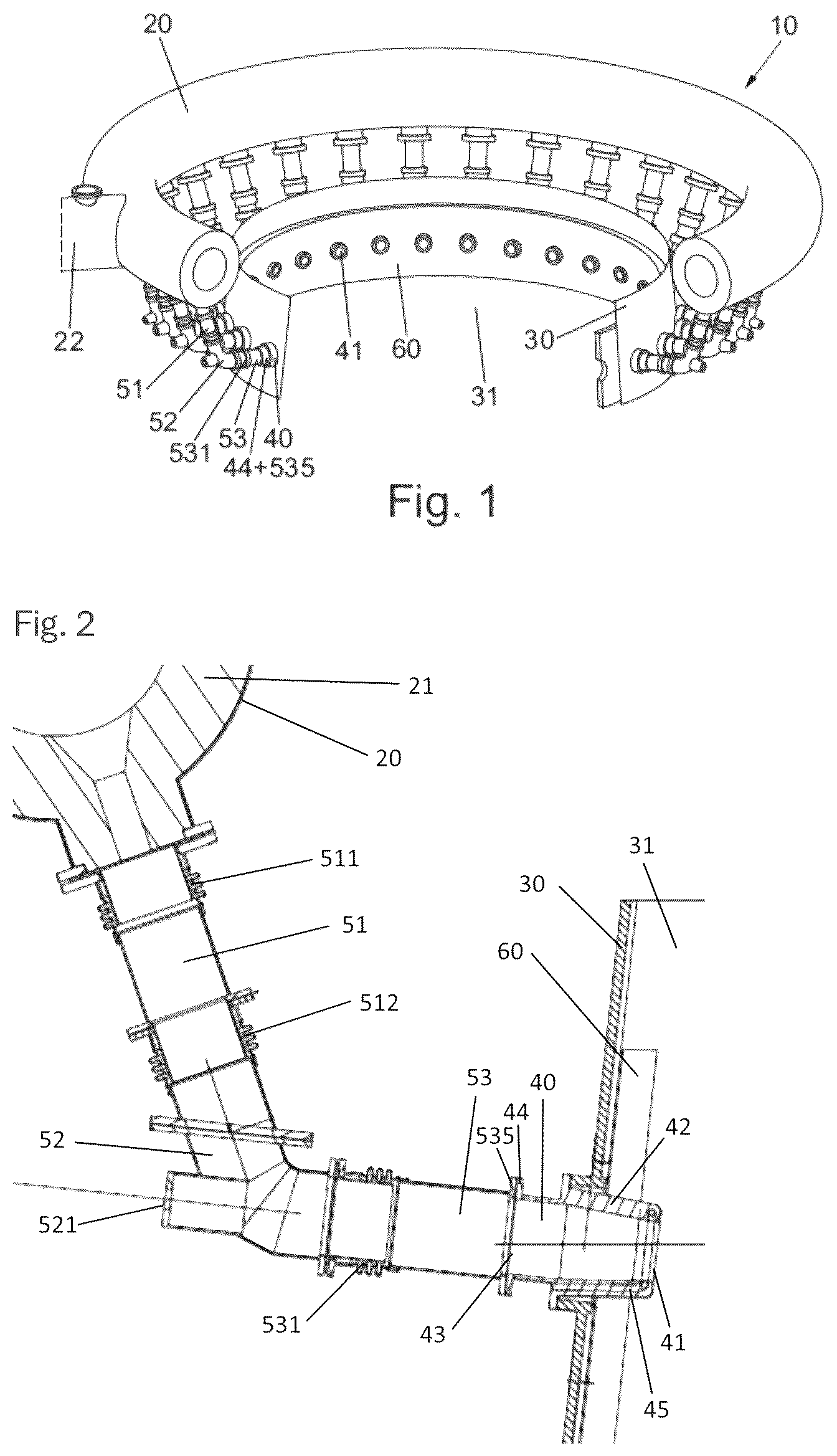 Patent US12504233 Figure 1 – Reducing gas injection system