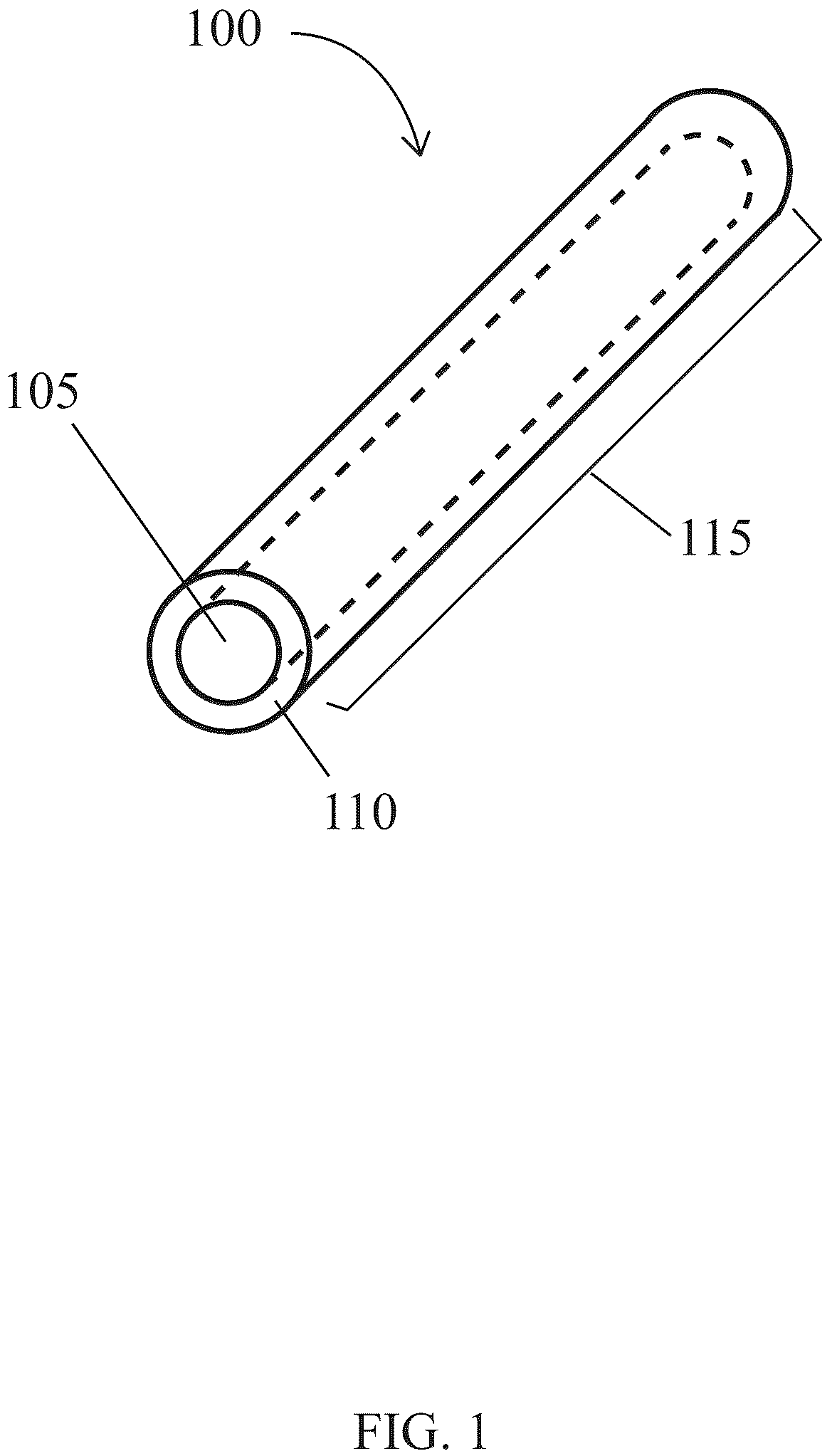 Patent US12504238 Figure 1 – Phase change material core thermoplastic shell filament