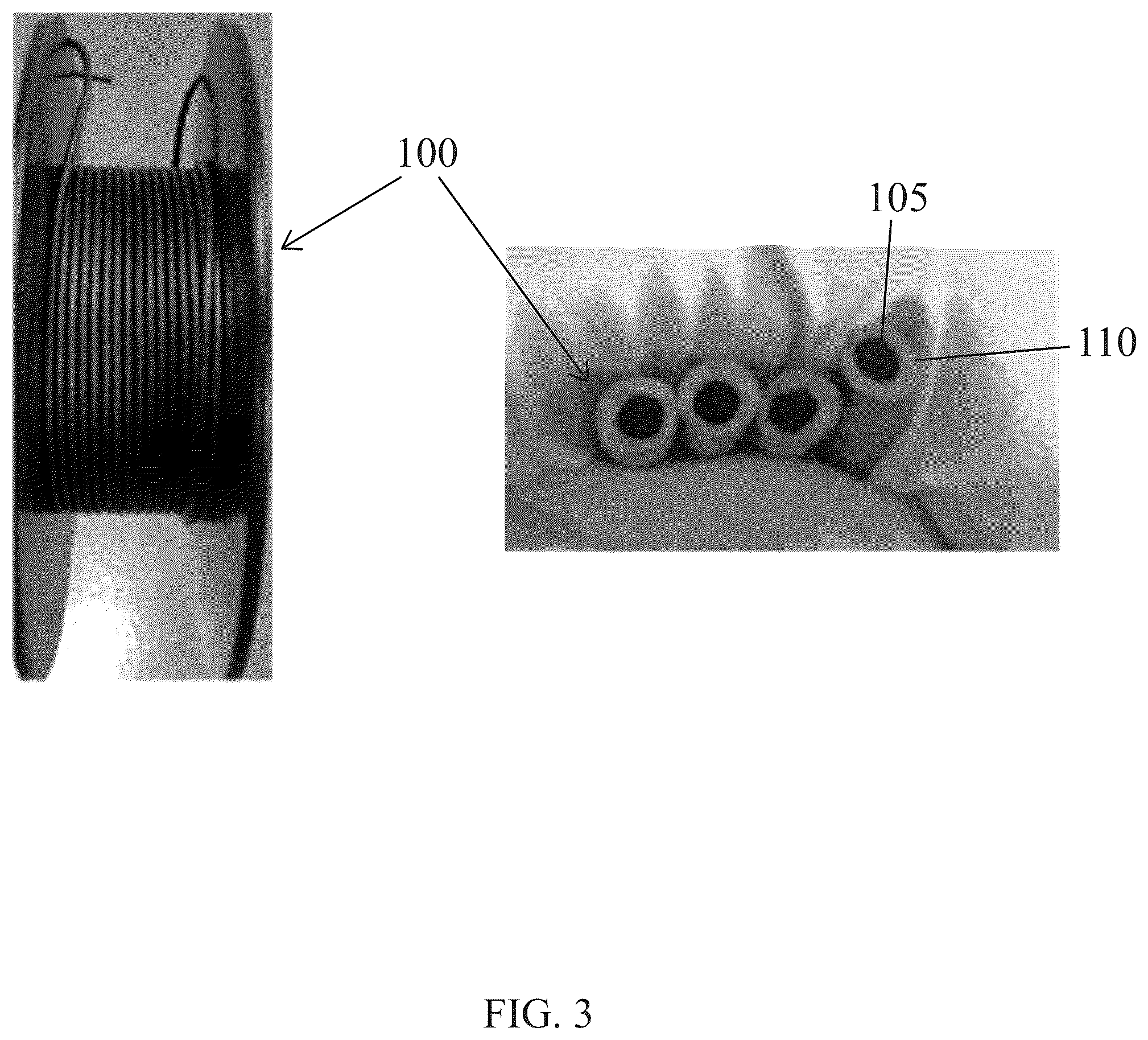 Patent US12504238 Figure 3 – Phase change material core thermoplastic shell filament