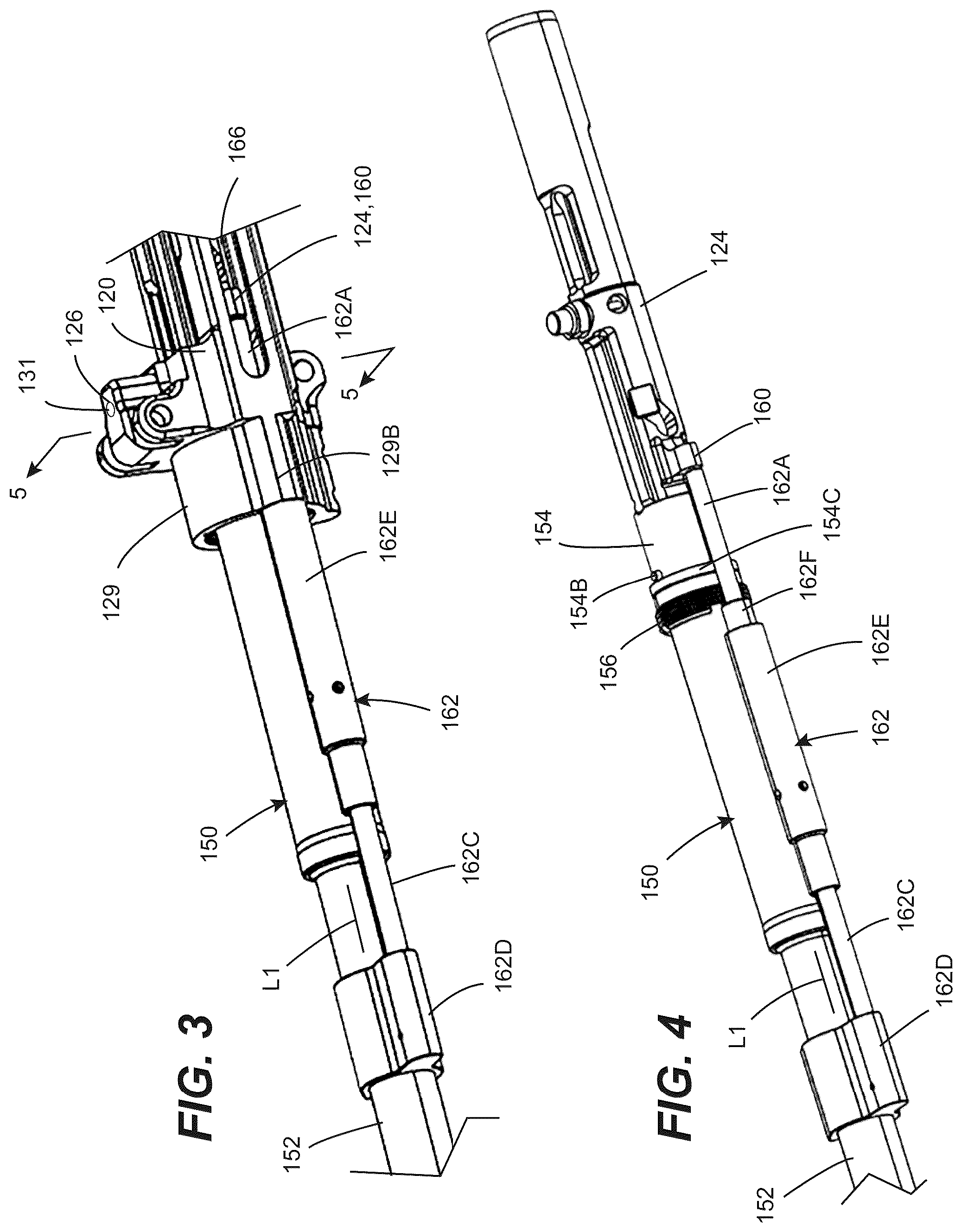 Patent US12504245 Figure 3 – Firearm receiver systems offering a fixed-barrel arrangement and pressure relief capability
