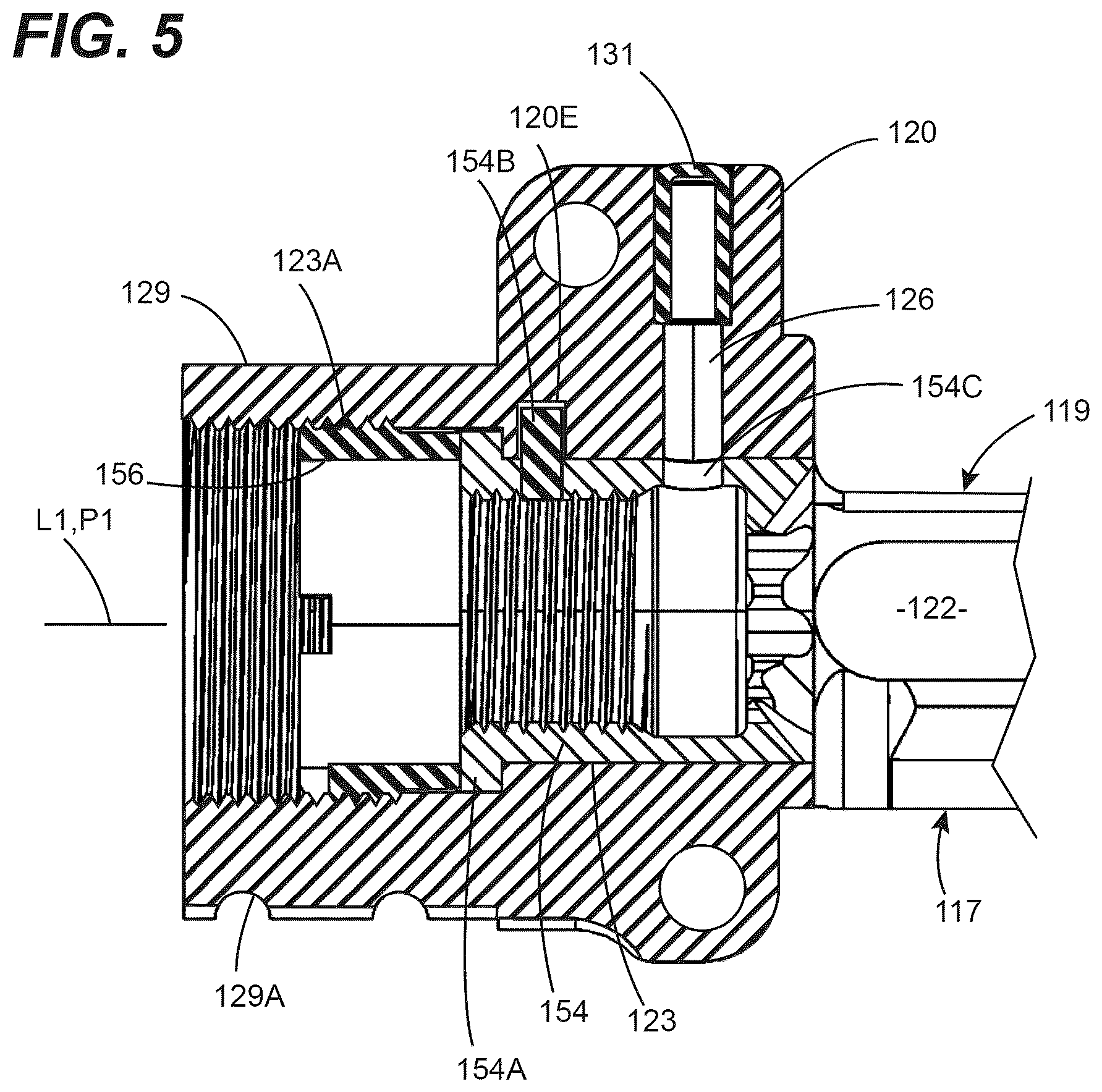 Patent US12504245 Figure 4 – Firearm receiver systems offering a fixed-barrel arrangement and pressure relief capability