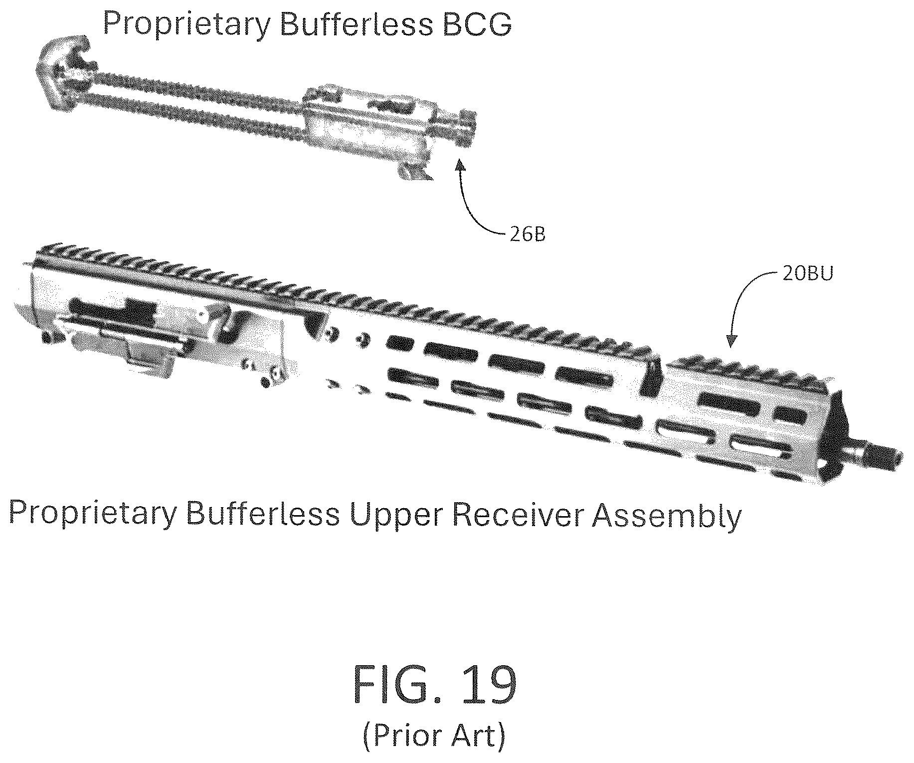 Patent US12504247 Figure 15 – Modular firearm lower receiver assembly for rapid conversion of AR-15 type firearms to a bullpup configuration and method of assembly thereof
