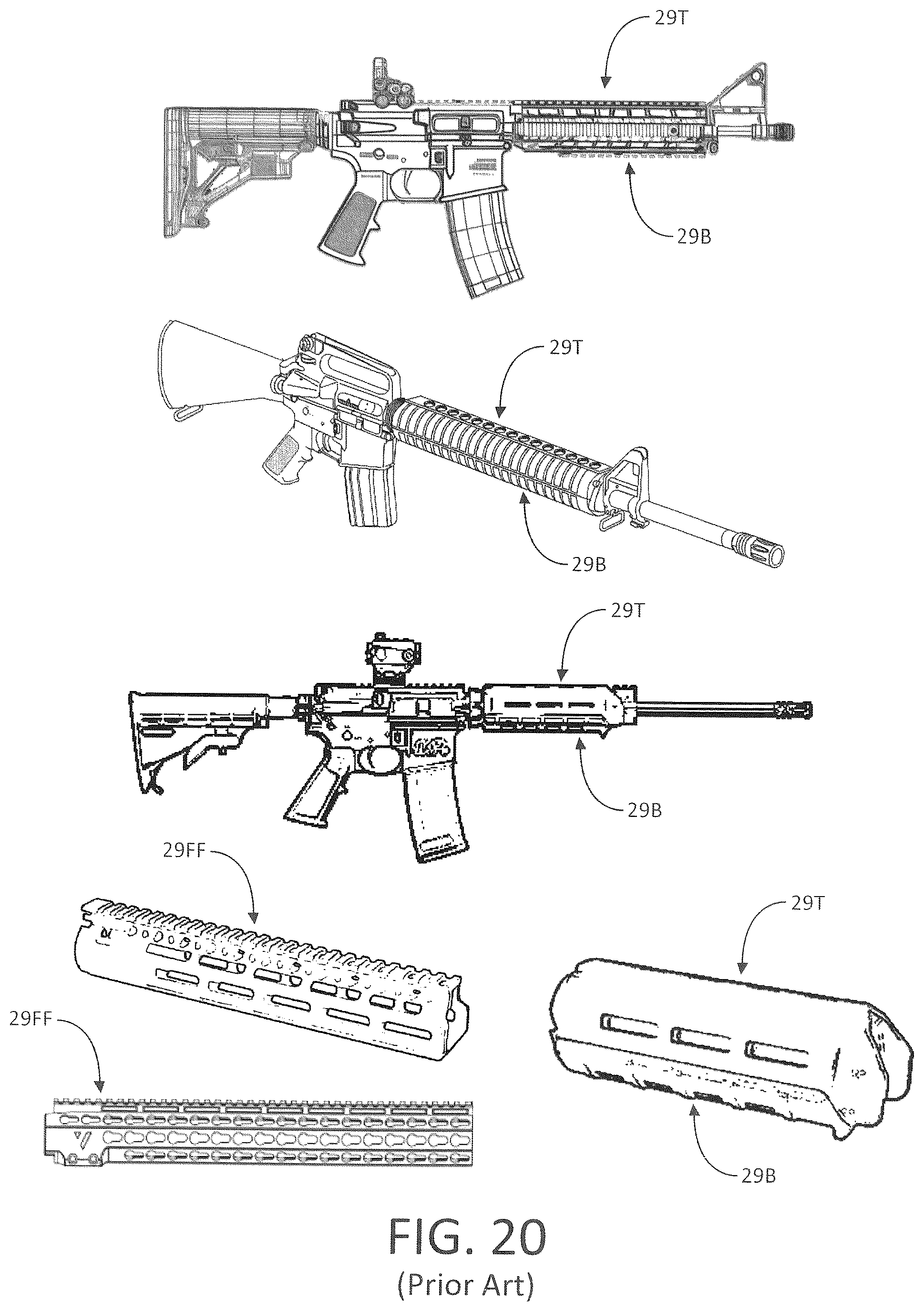 Patent US12504247 Figure 16 – Modular firearm lower receiver assembly for rapid conversion of AR-15 type firearms to a bullpup configuration and method of assembly thereof
