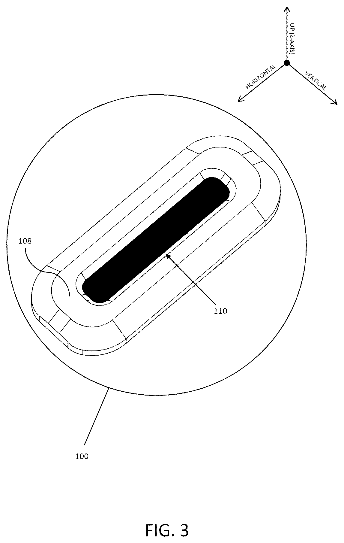 Patent US12504248 Figure 3 – Insulating quick interfacing firearm handguard accessory with elongated aperture