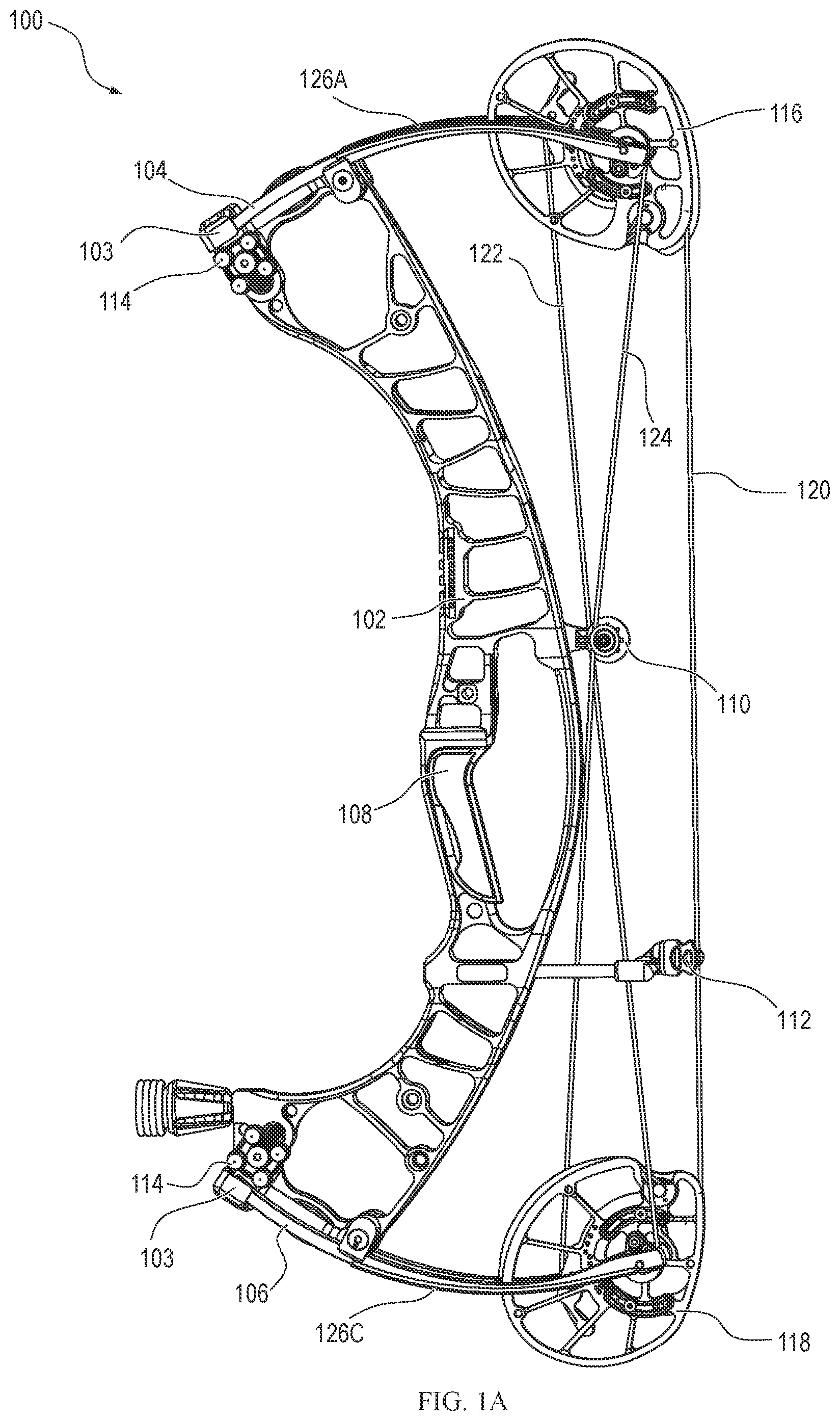 Patent US12504251 — Archery bow and related apparatuses — Figure 1