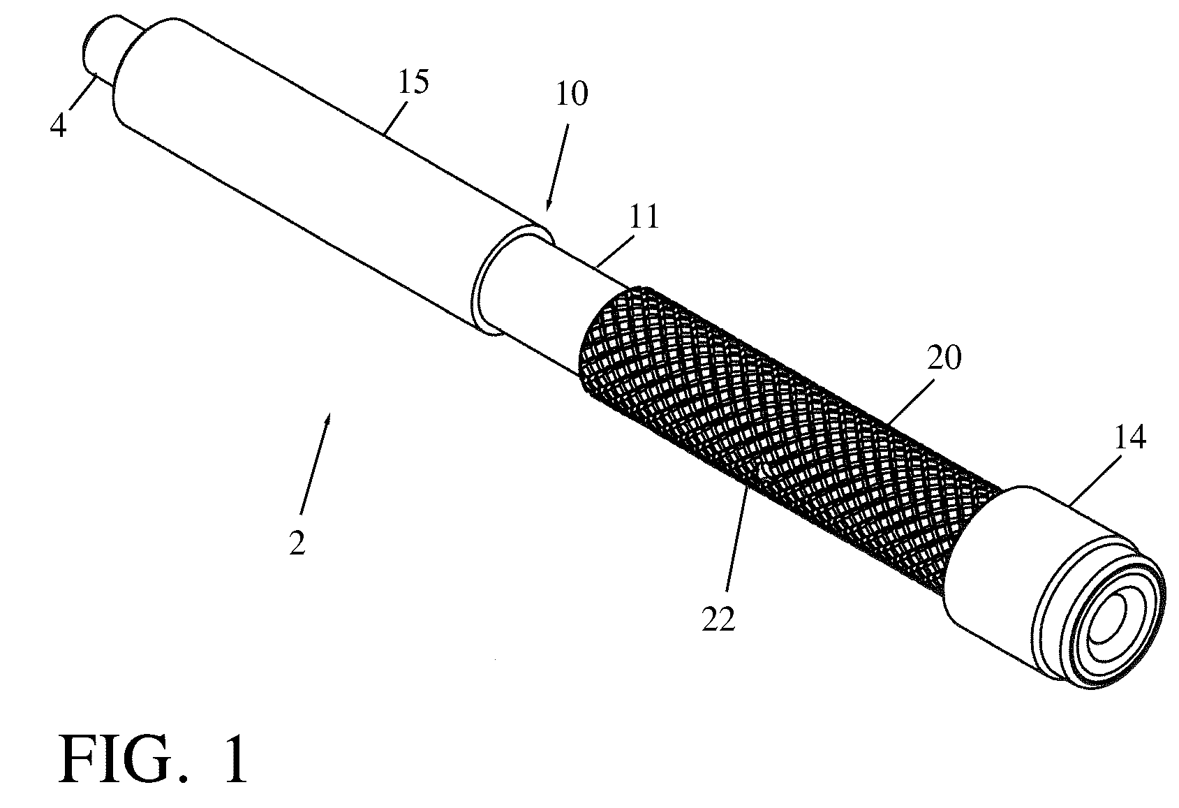 Patent US12504255 Figure 1 – Firearm accessory coupling system