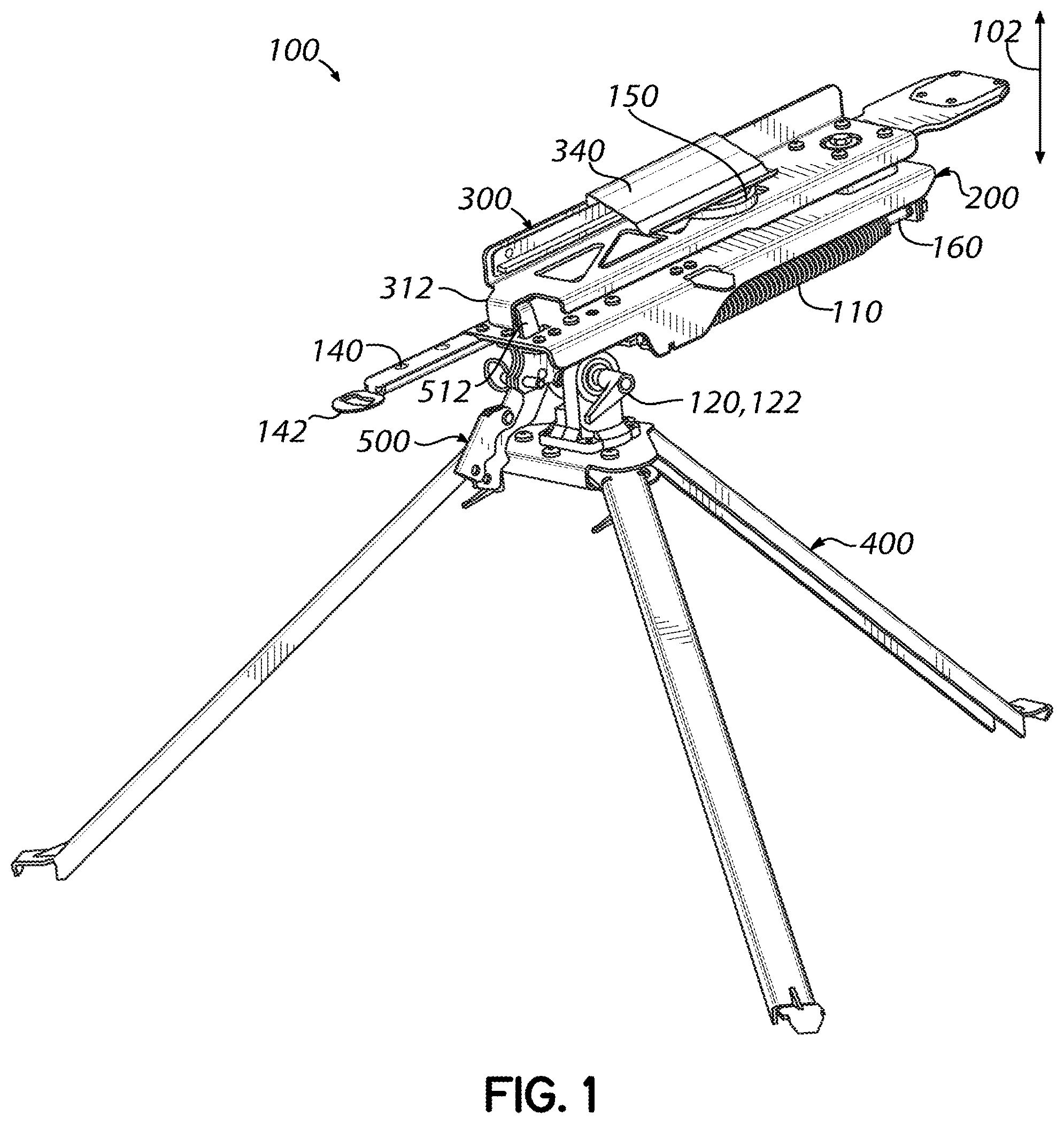 Patent US12504260 Figure 1 – Clay target throwers and related methods