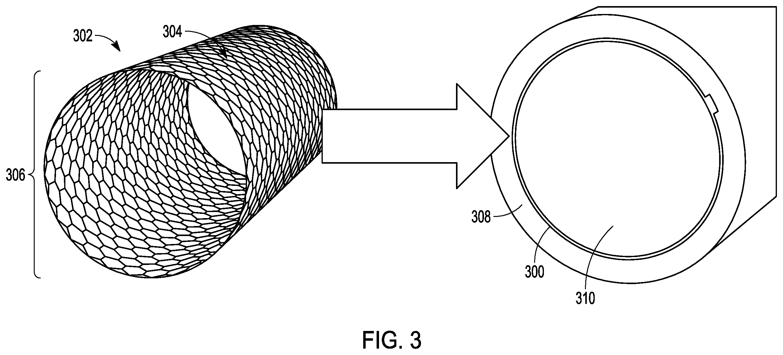 Patent US12504261 Figure 3 – Explosive fragmentation structure with a fragment enhancing insensitive munitions (IM) liner