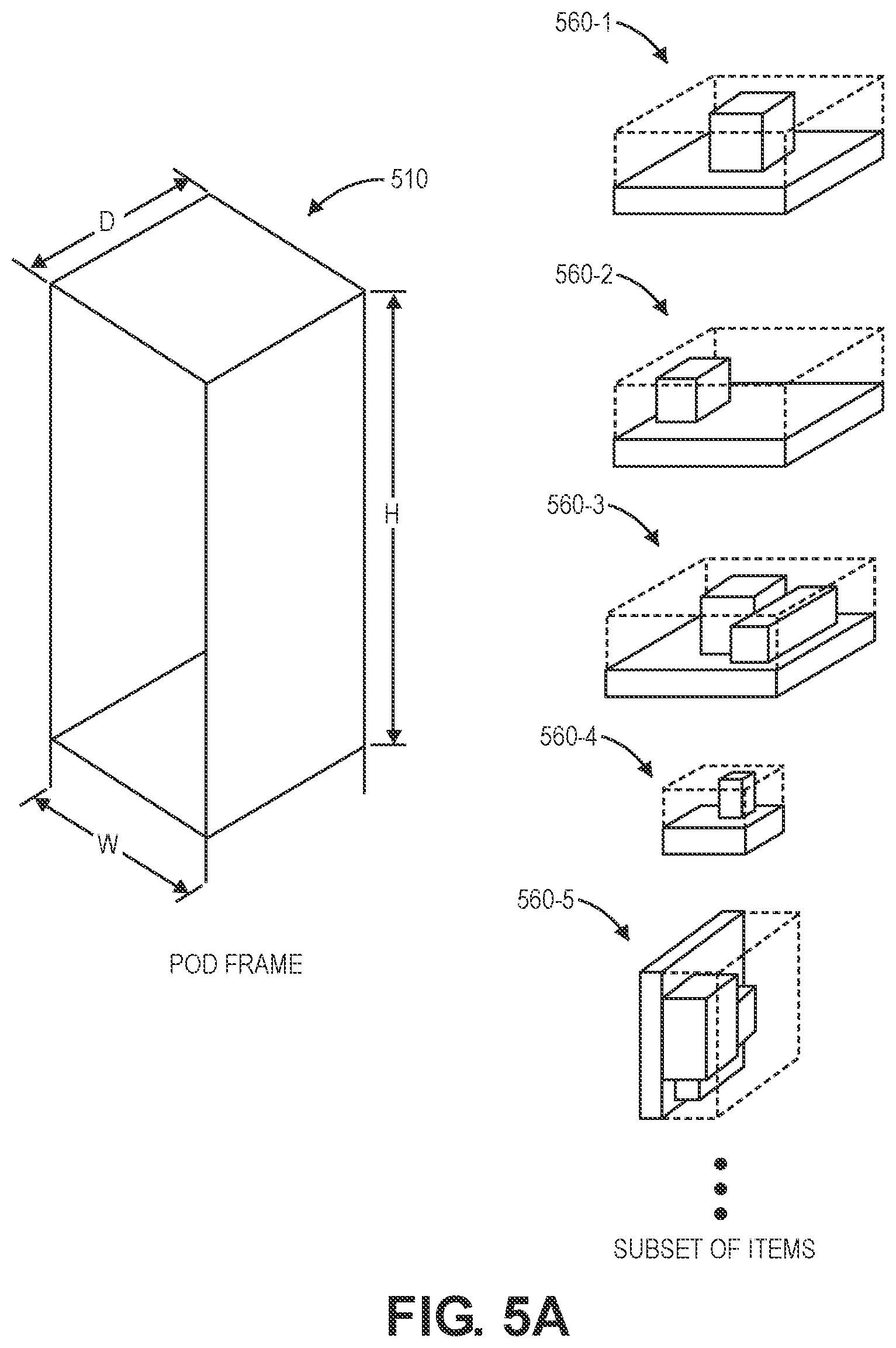 Patent US12504281 Figure 9 – Designing storage pods with layers of bins or slots