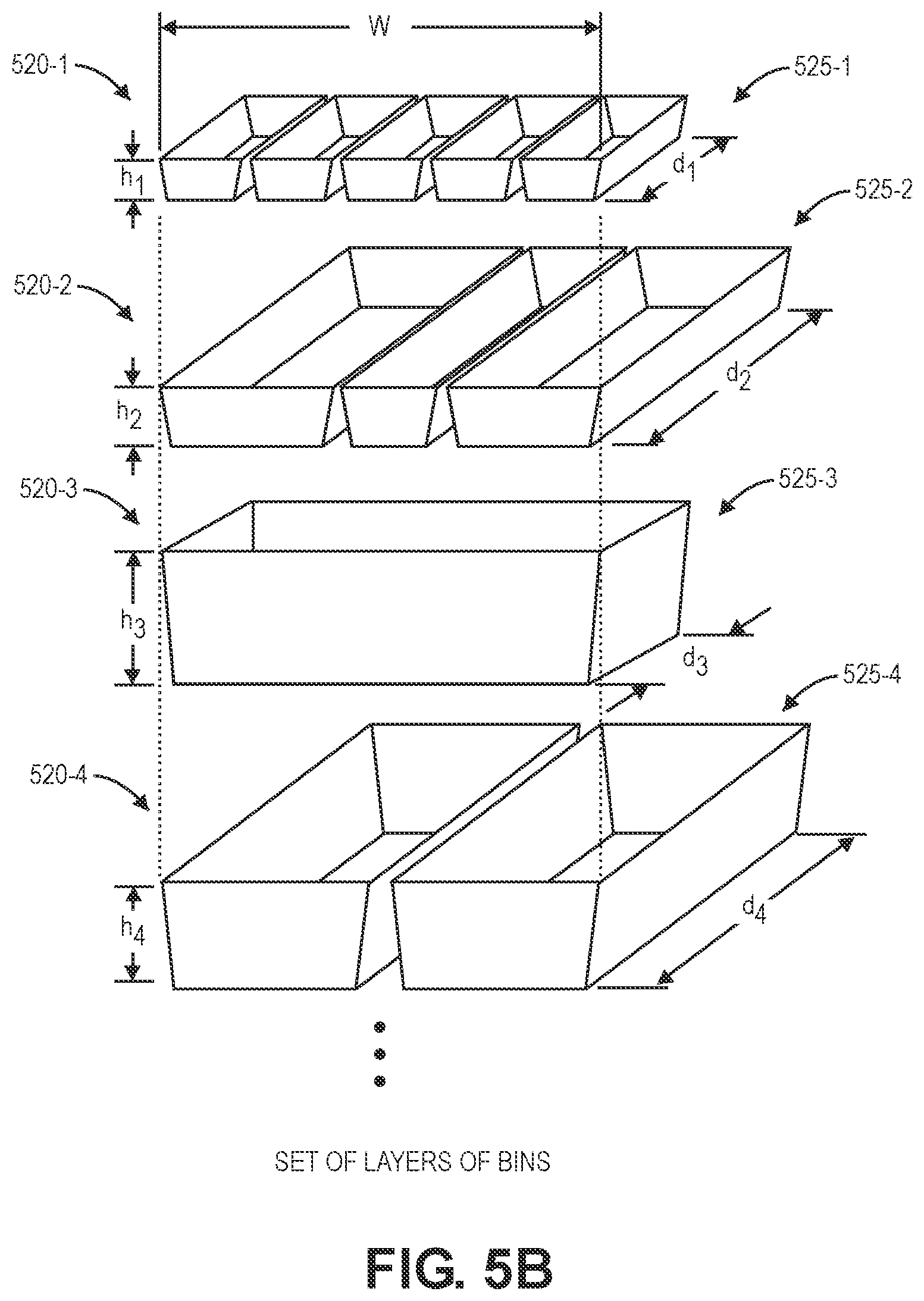 Patent US12504281 Figure 10 – Designing storage pods with layers of bins or slots