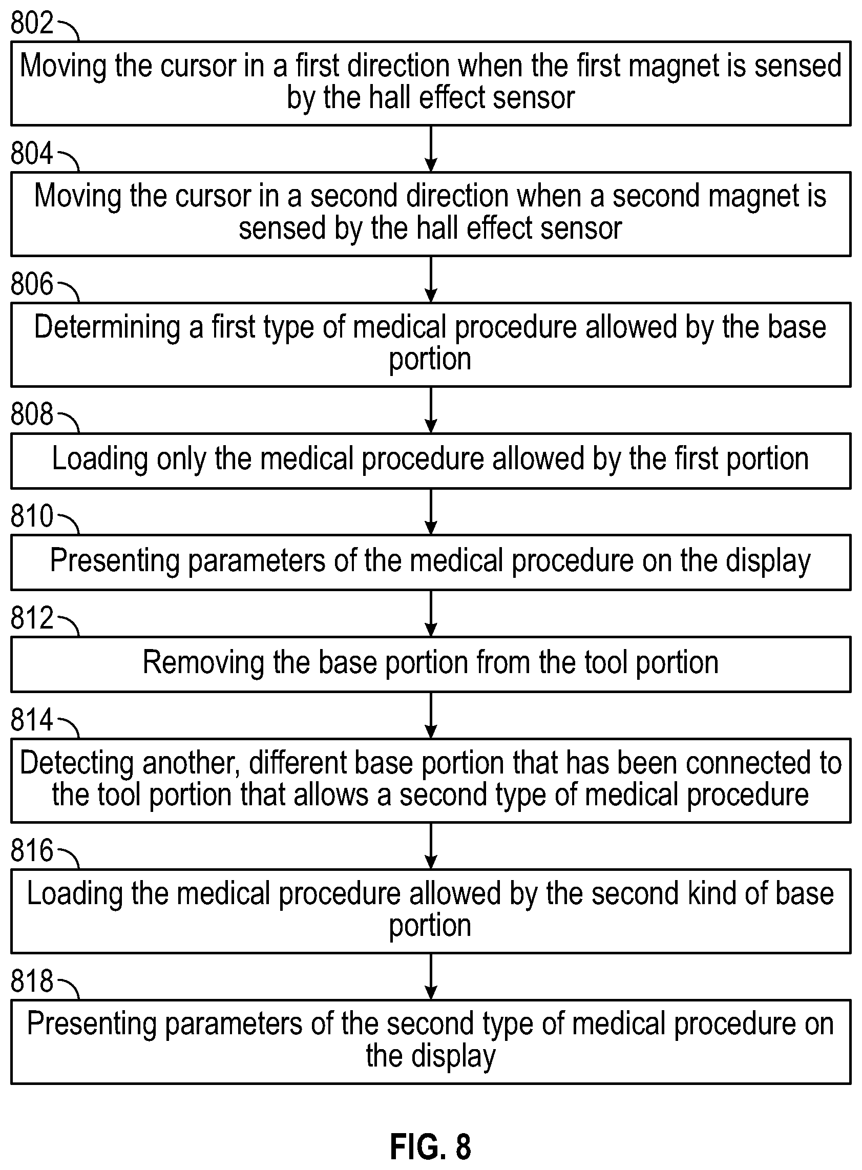 Patent US12504300 Figure 7 – Devices with hall effect user interface control
