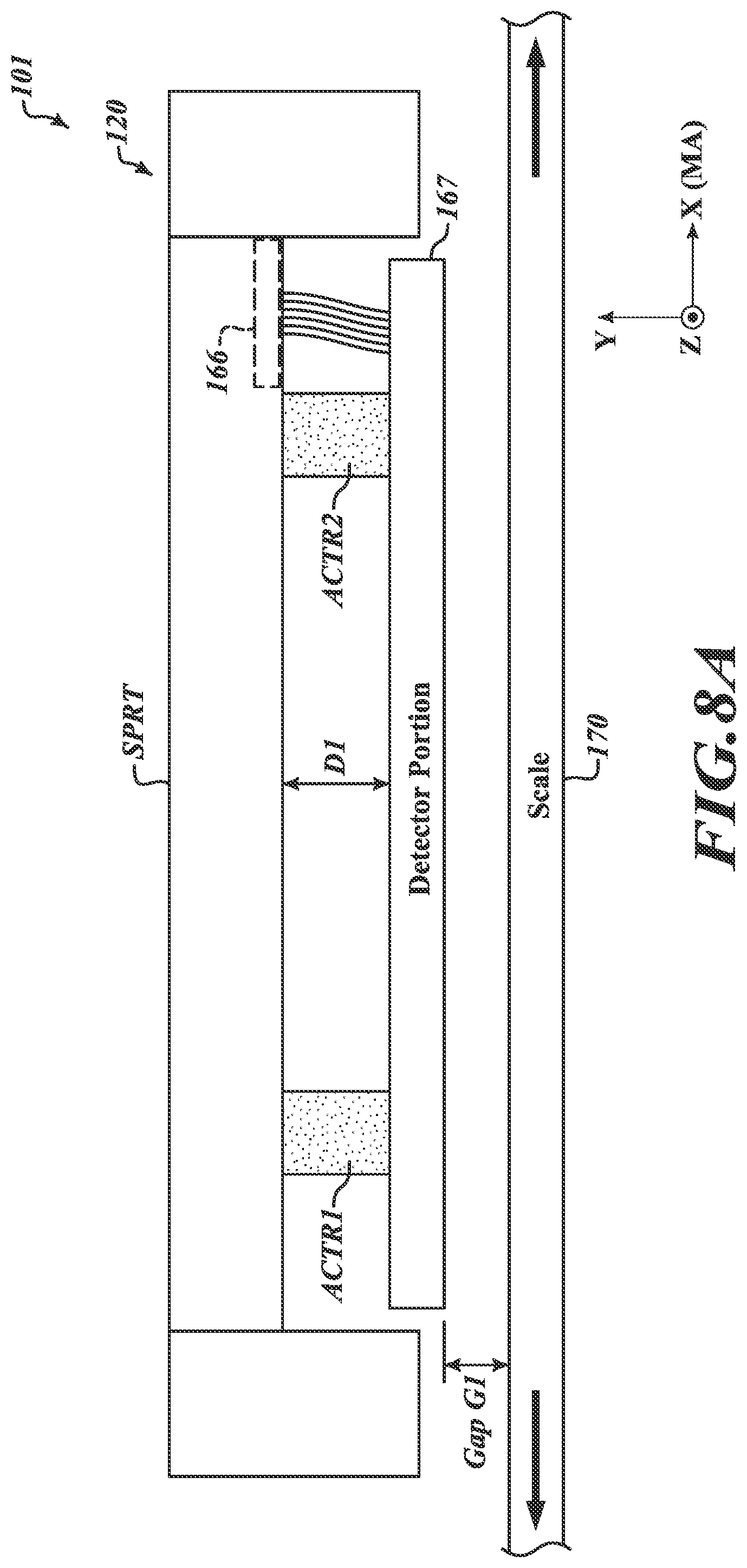 Patent US12504301 Figure 10 – Inductive linear encoder with gap adjustment