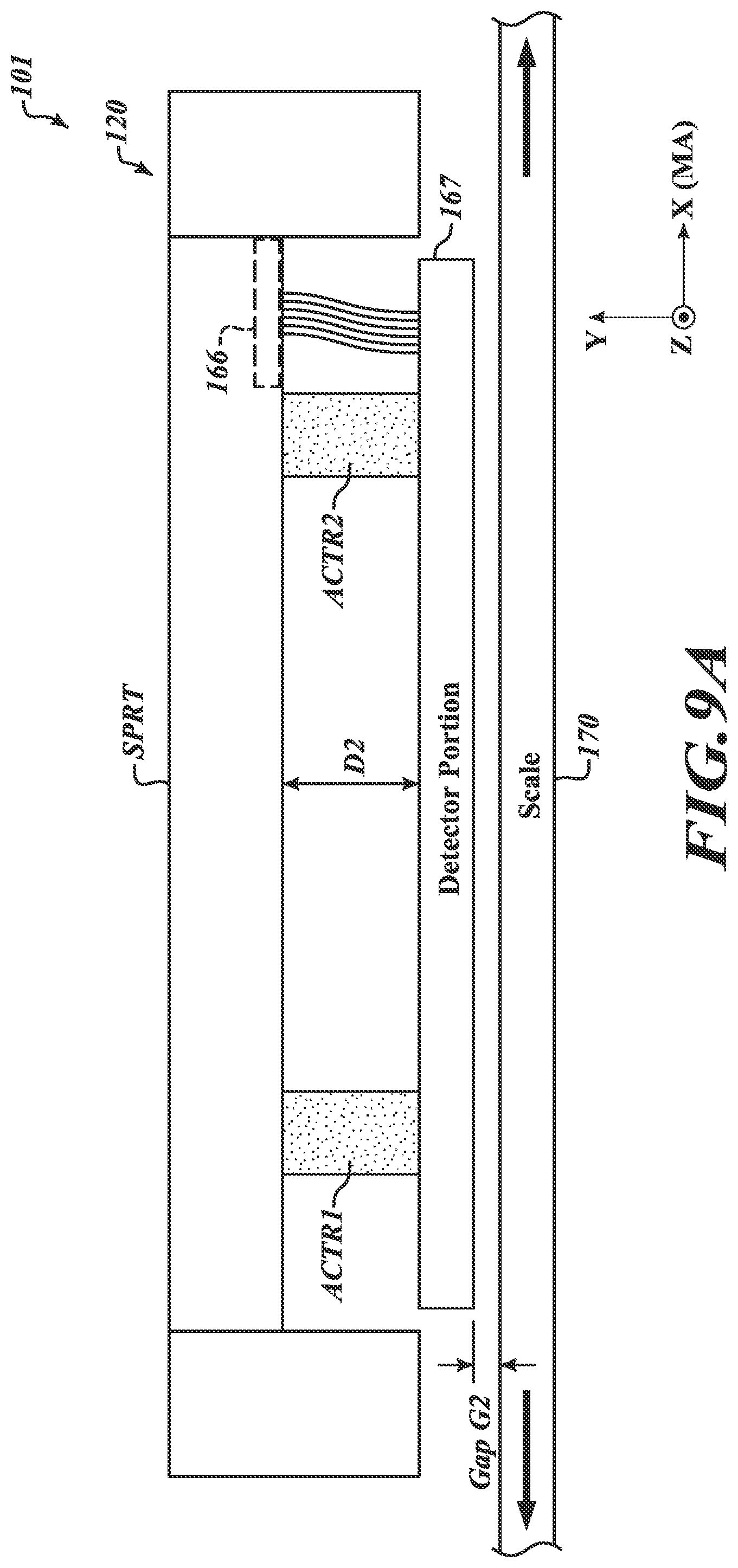 Patent US12504301 Figure 12 – Inductive linear encoder with gap adjustment