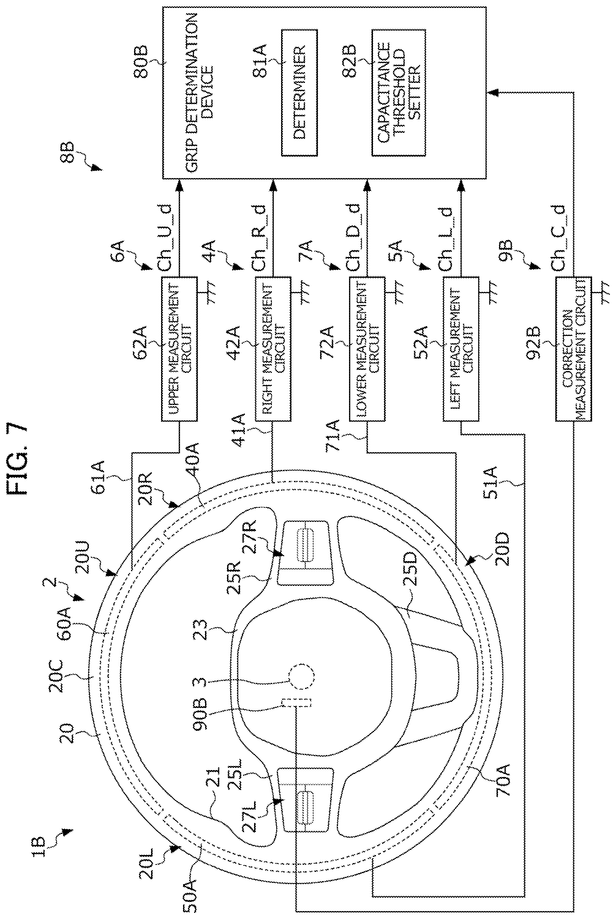Patent US12504303 Figure 7 – Steering device