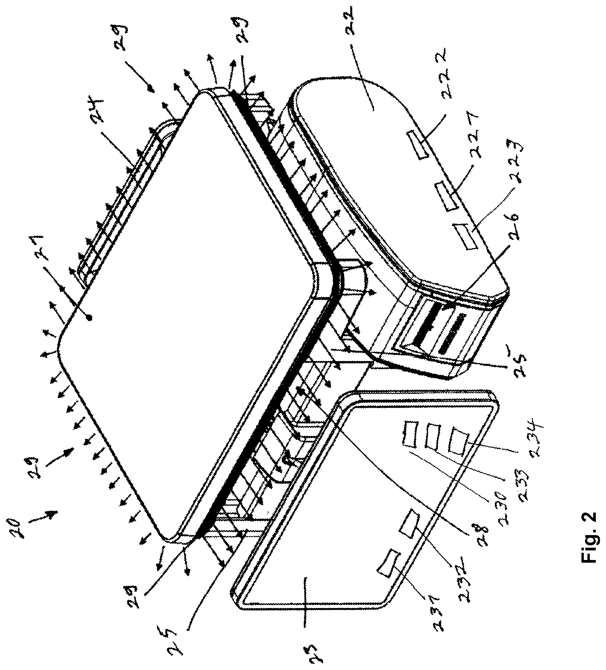 Patent US12504315 Figure 2 – Retail weighing scale