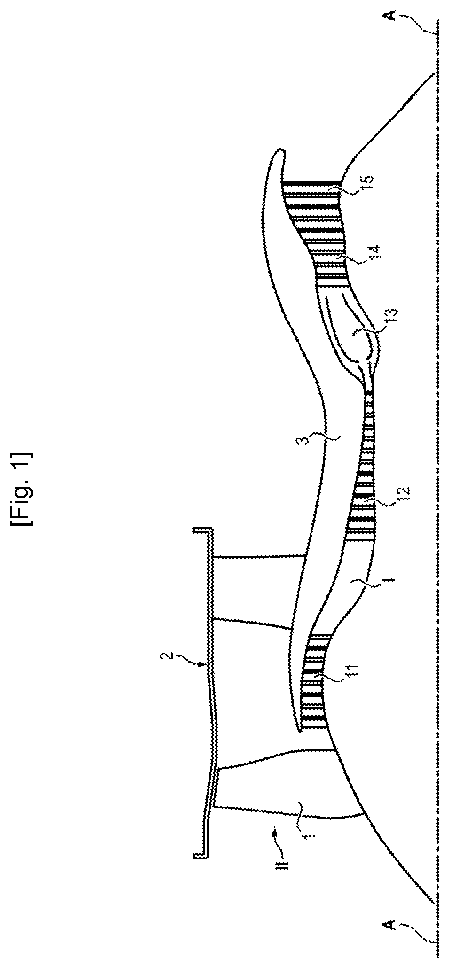 Patent US12504318 Figure 1 – Monitoring of the state of health of at least two vibration sensors of a bypass turbomachine