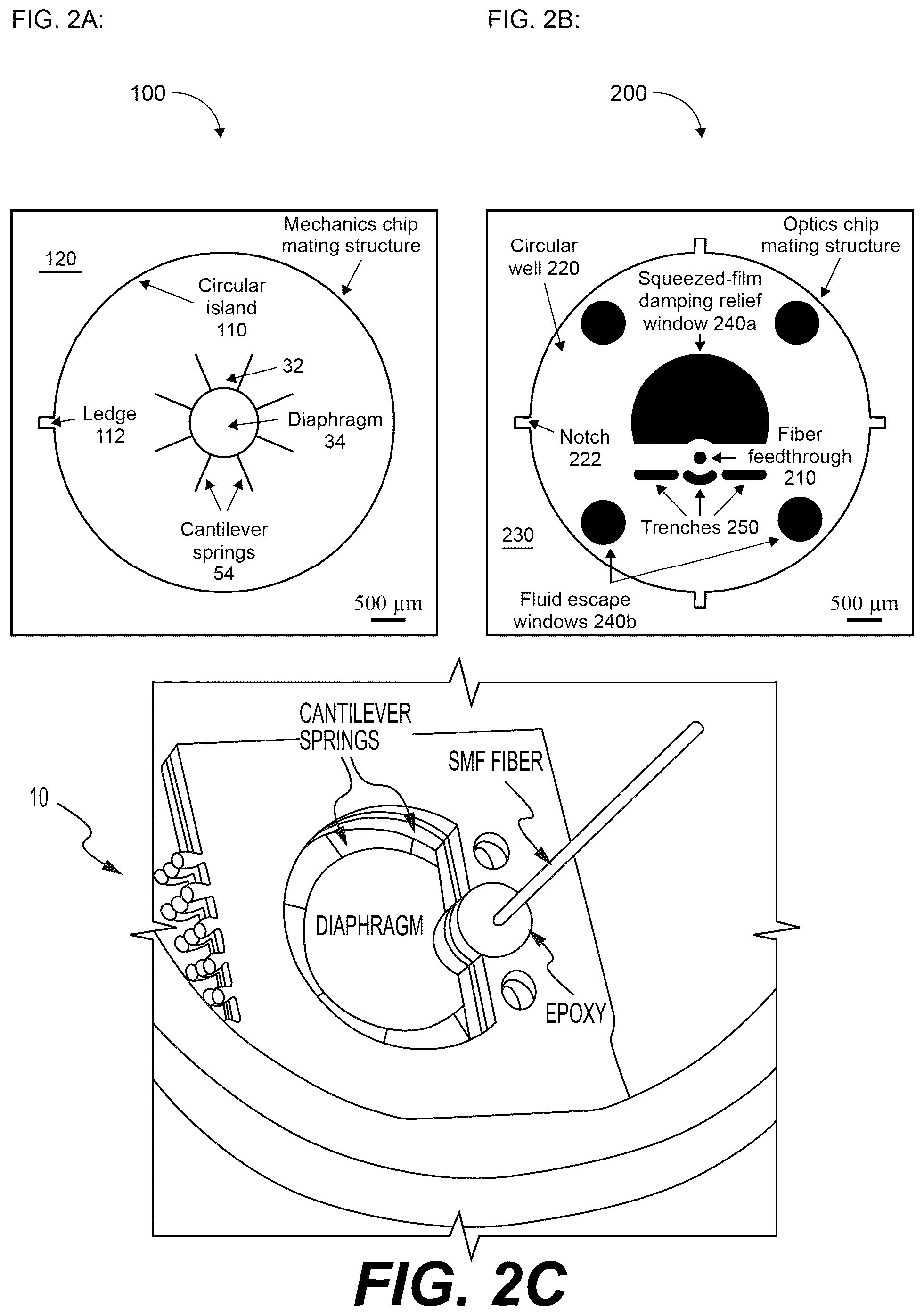 Patent US12504320 Figure 3 – Self-aligning optical acoustic sensors