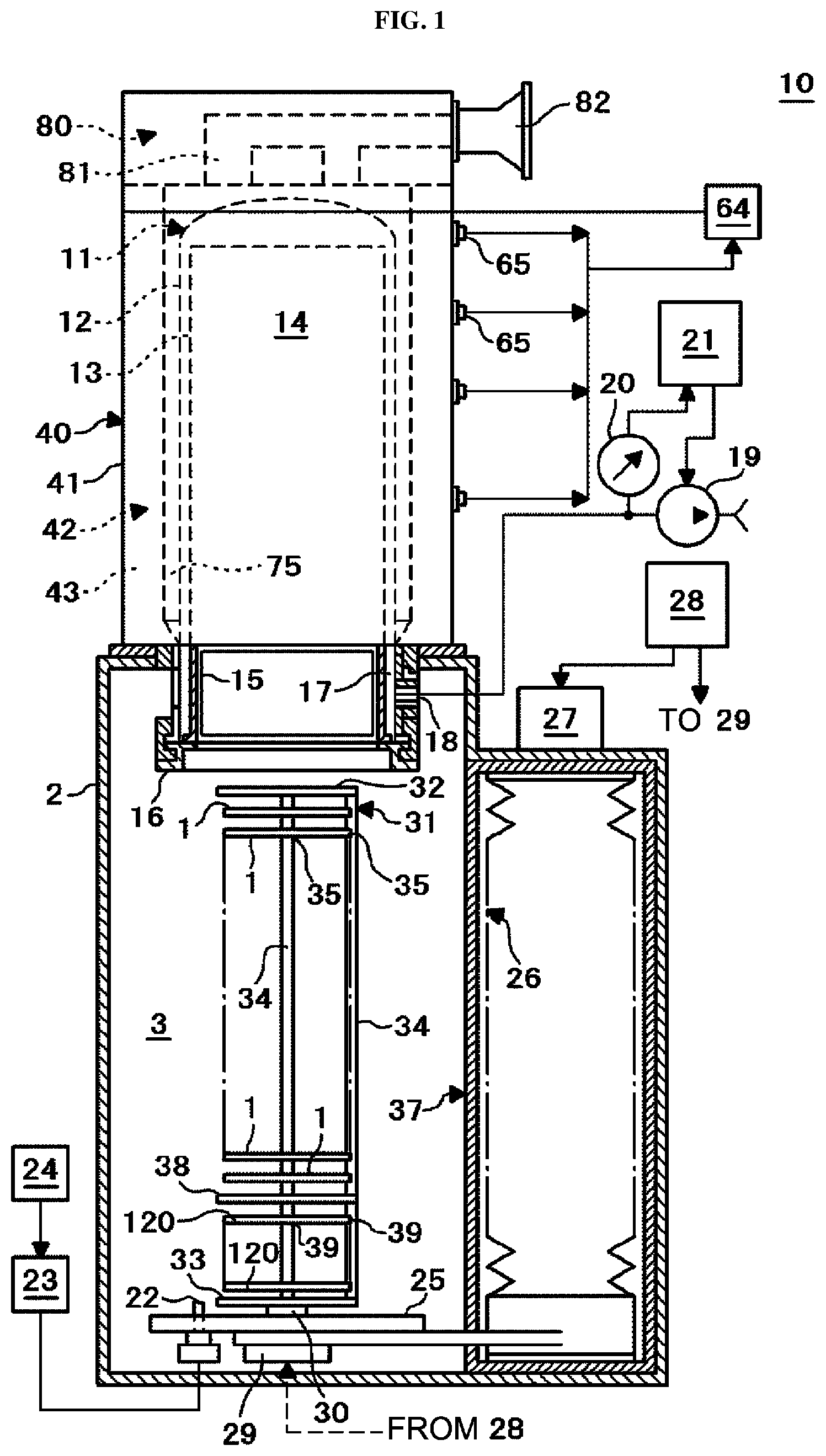 Patent US12504332 — Substrate temperature sensor, substrate retainer and substrate processing apparatus — Figure 1