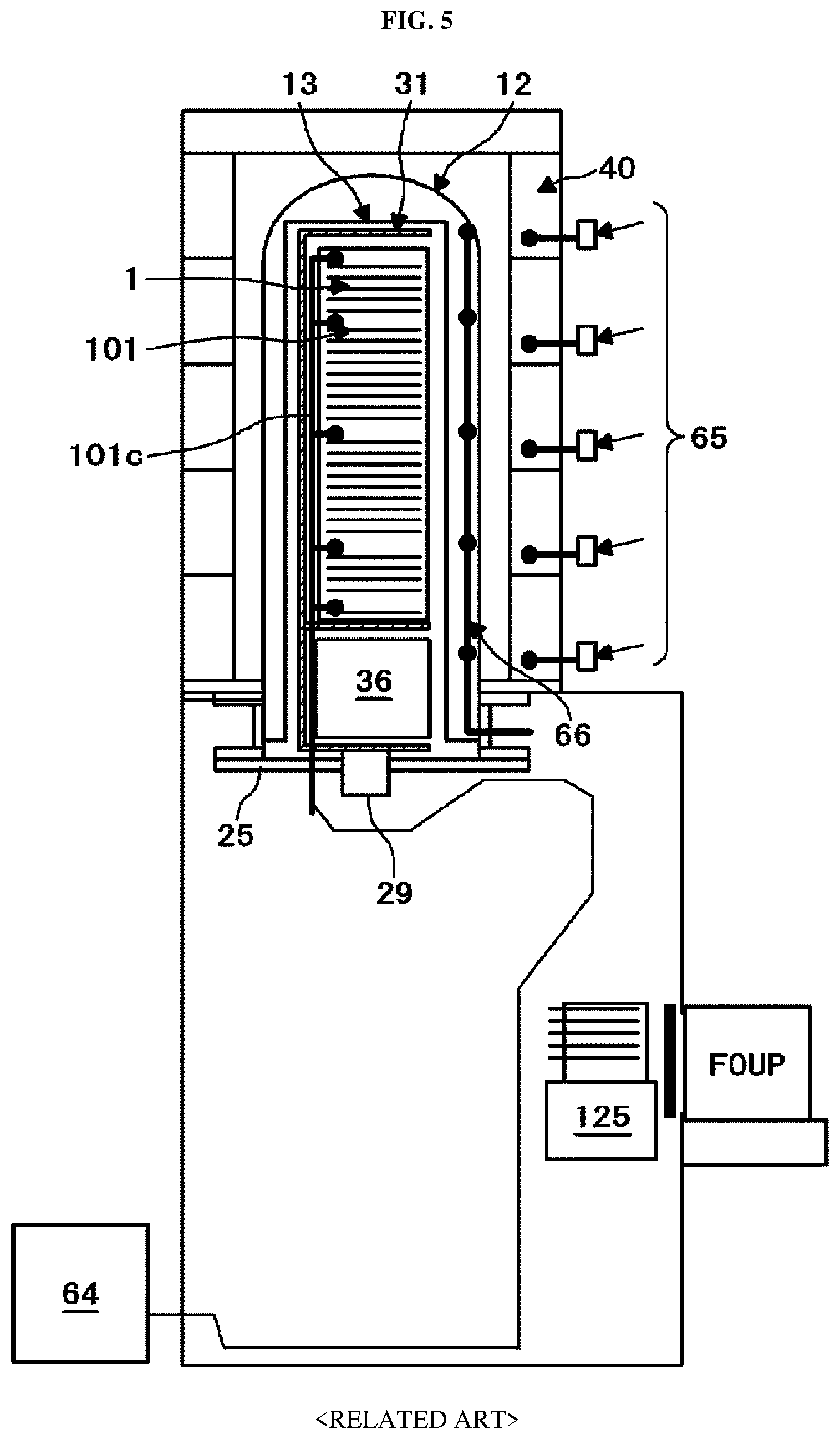 Patent US12504332 Figure 5 – Substrate temperature sensor, substrate retainer and substrate processing apparatus