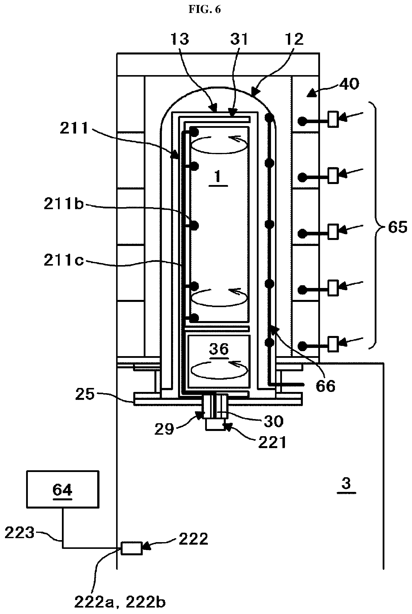 Patent US12504332 Figure 6 – Substrate temperature sensor, substrate retainer and substrate processing apparatus
