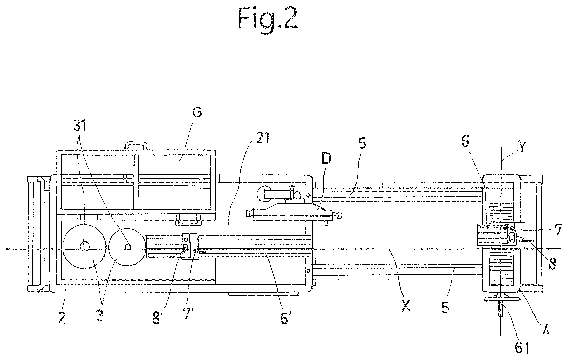 Patent US12504341 Figure 2 – Test bench for checking the correct functioning of a tightening tool, such as a torque wrench