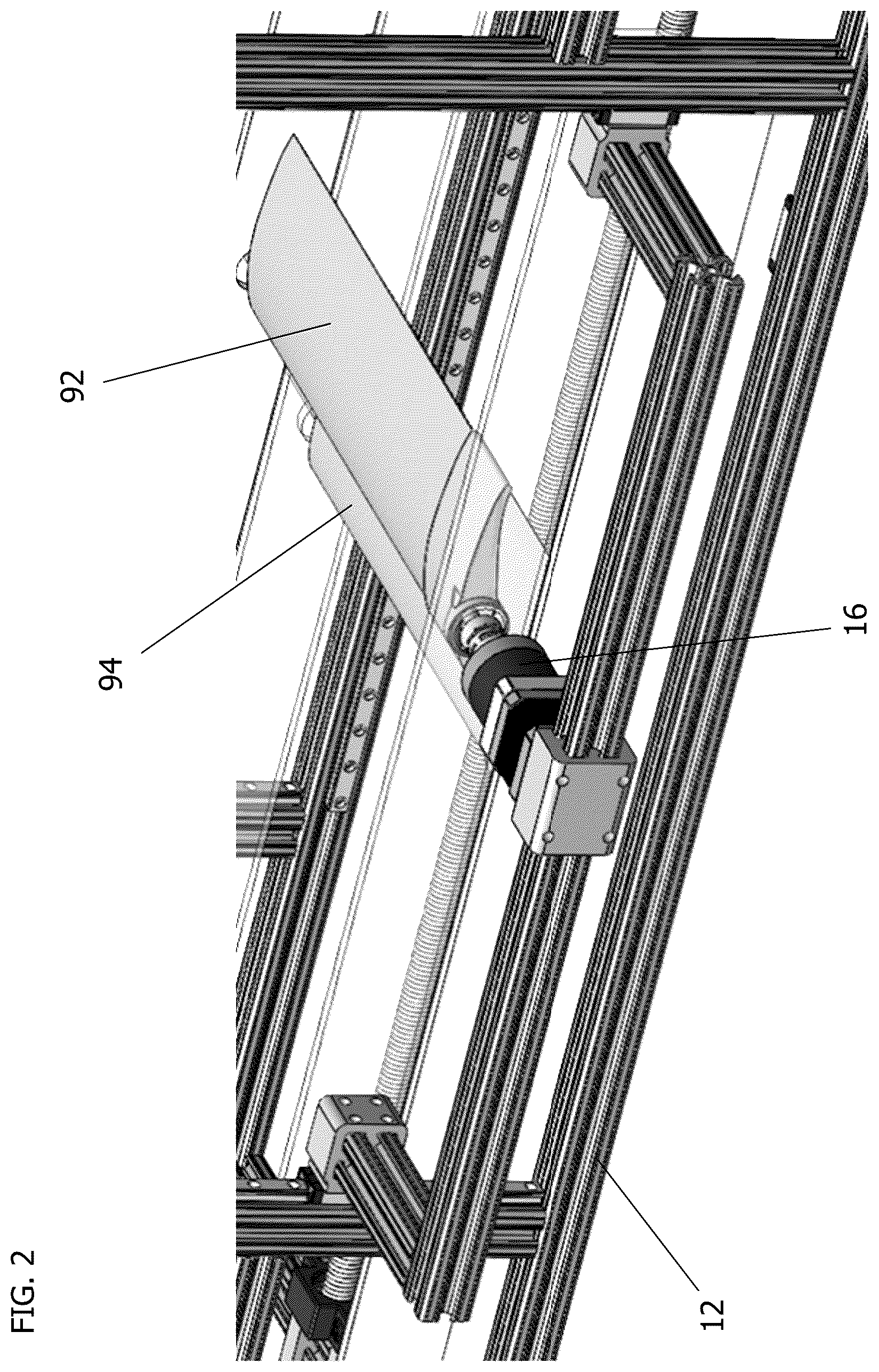 Patent US12504347 Figure 2 – Dual airfoil testing system