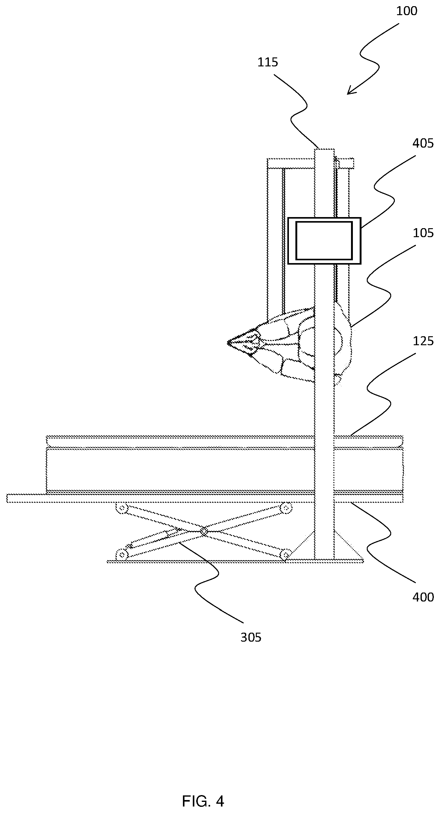 Patent US12504352 Figure 4 – Mattress test manikin-lateral position