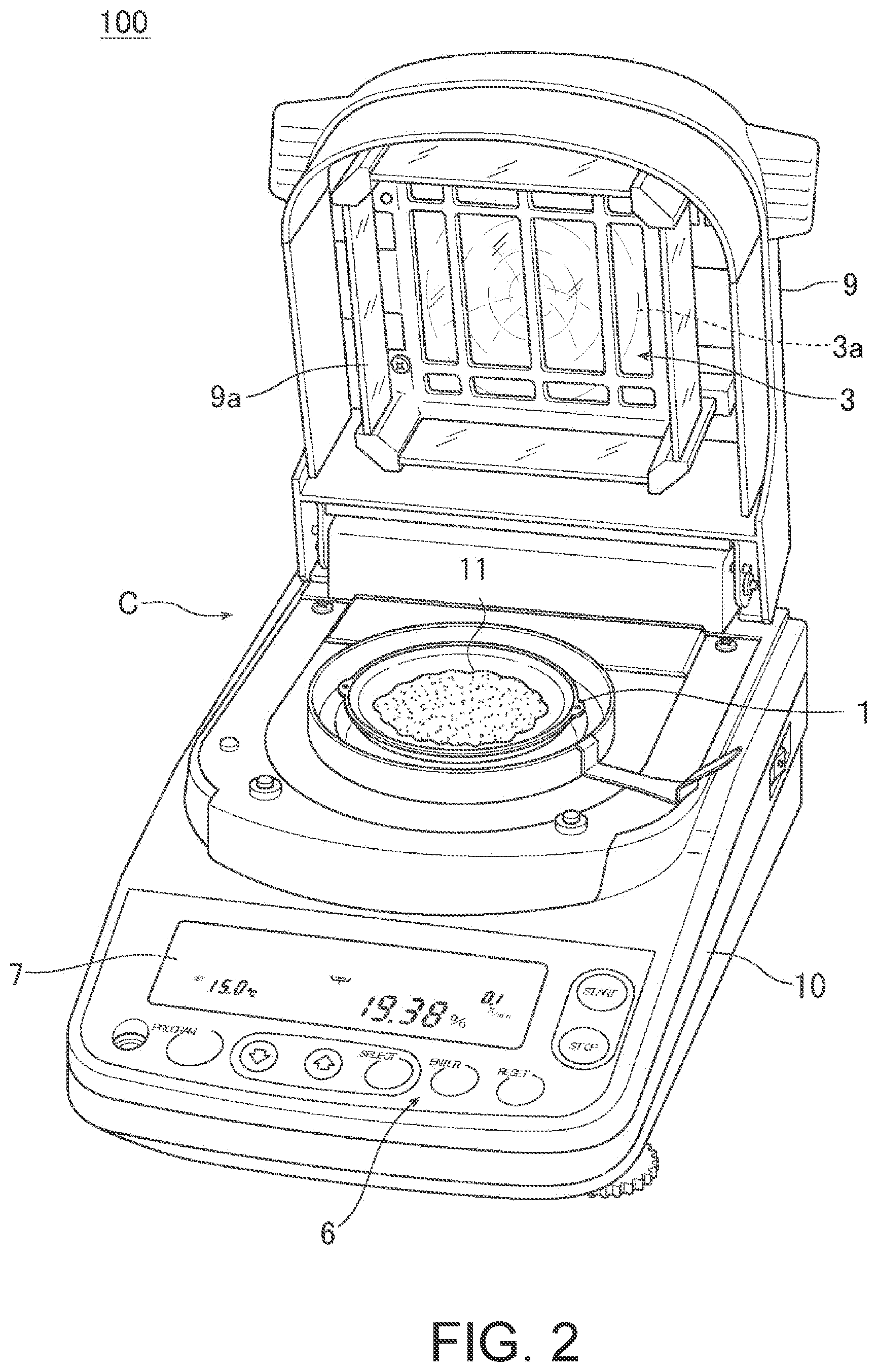 Patent US12504357 Figure 2 – Moisture meter