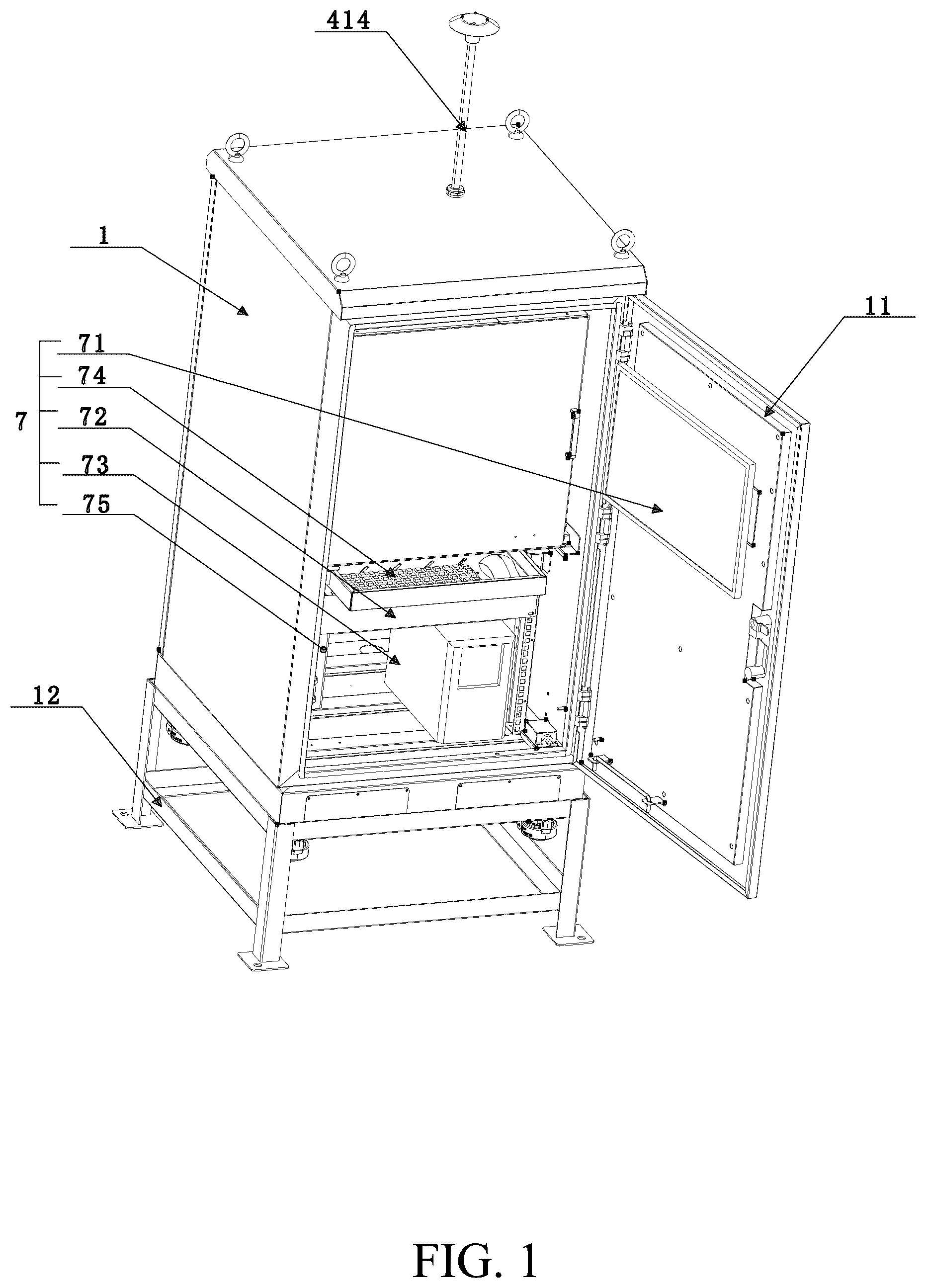 Patent US12504361 Figure 1 – Intelligent pollen monitoring and analysis system and its control method