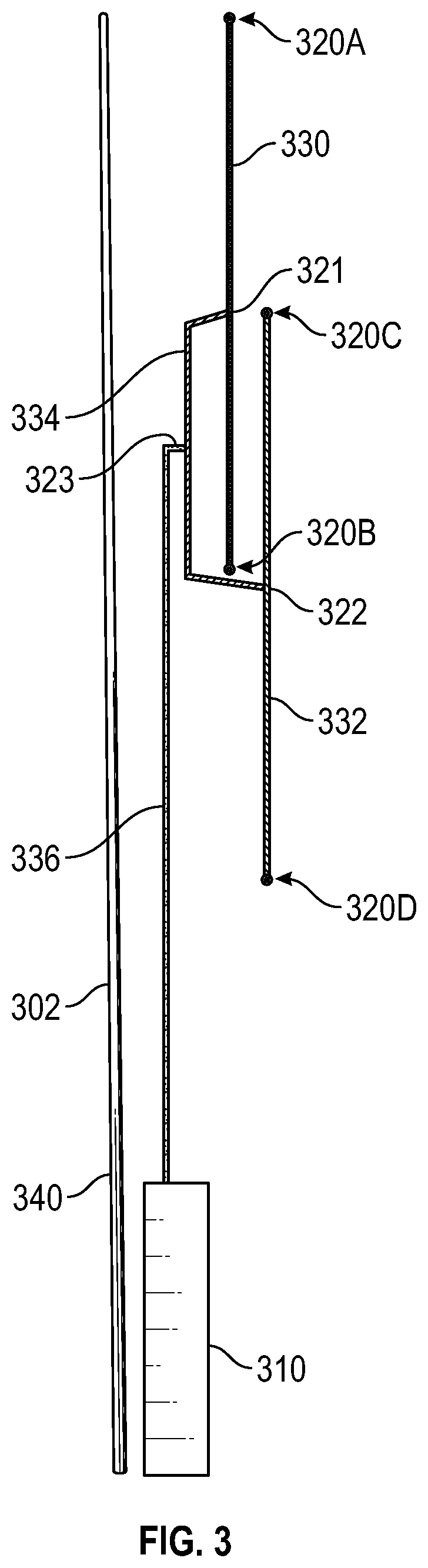 Patent US12504369 Figure 3 – Vertical emissions monitoring manifold
