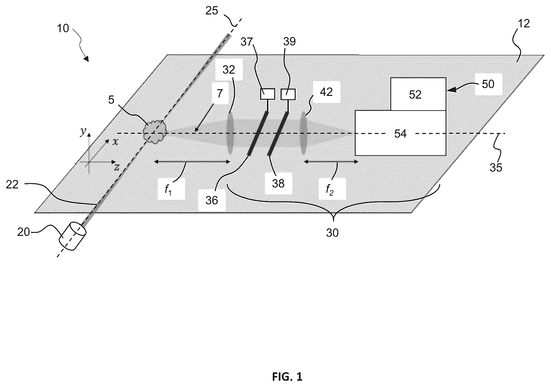 Patent US12504372 Figure 1 – Systems and methods for measuring light beam scattering